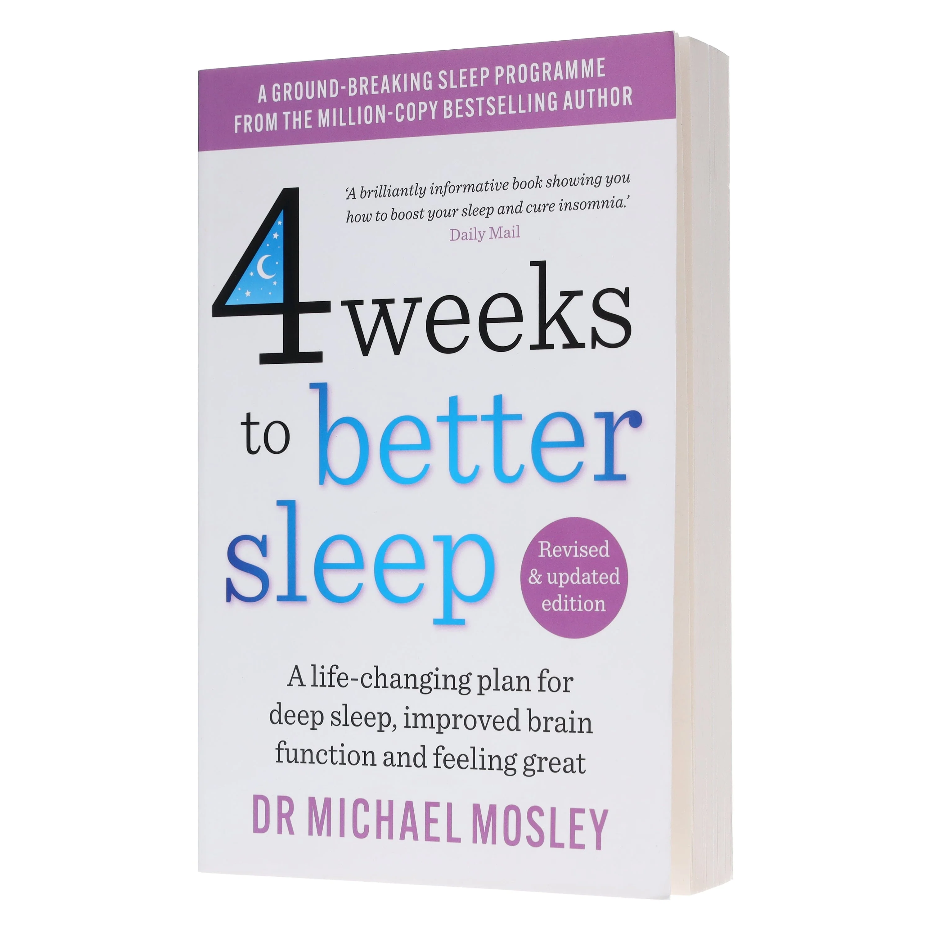 4 Weeks to Better Sleep by Dr Michael Mosley: A Life-Changing Plan For Deep Sleep, Improved Brain Function and Feeling Great - Non Fiction - Paperback - Image 4
