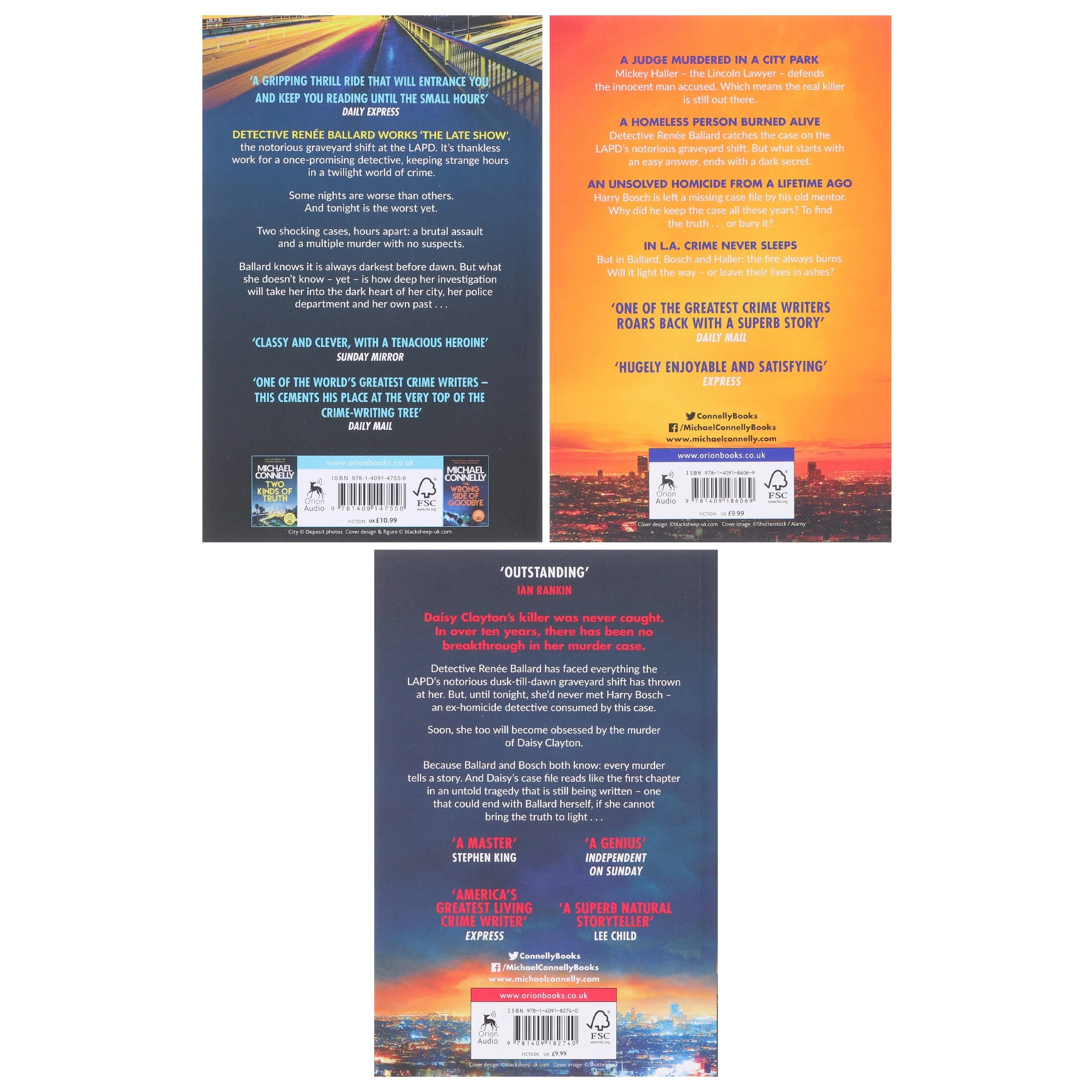 Ballard and Bosch by Michael Connelly: Books 1-3 Collection Set - Fiction - Paperback - Image 3