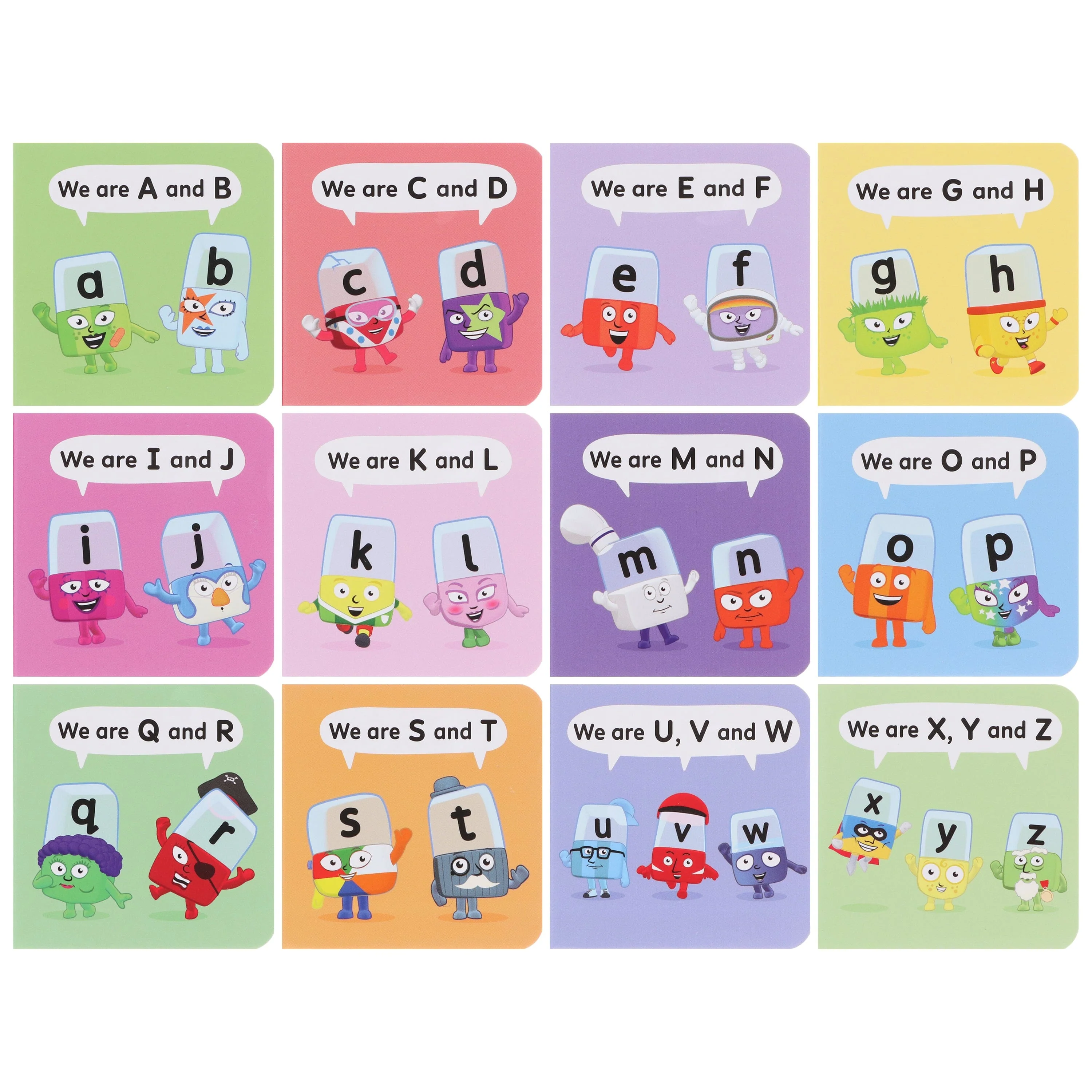 A Case of Alphablocks 12 Mini Books Collection Box Set - Ages 0-5 - Board Book - Image 2