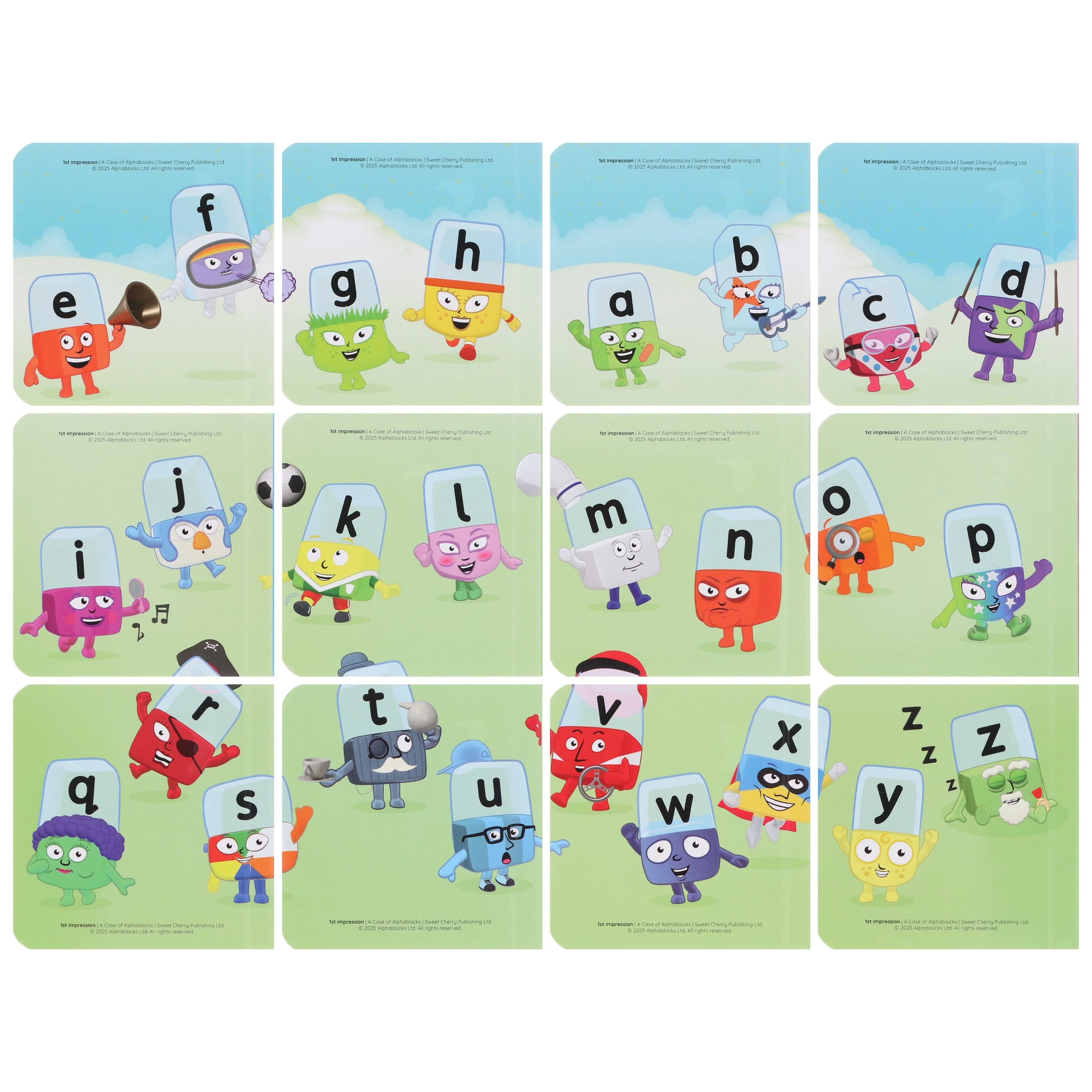 A Case of Alphablocks 12 Mini Books Collection Box Set - Ages 0-5 - Board Book - Image 3