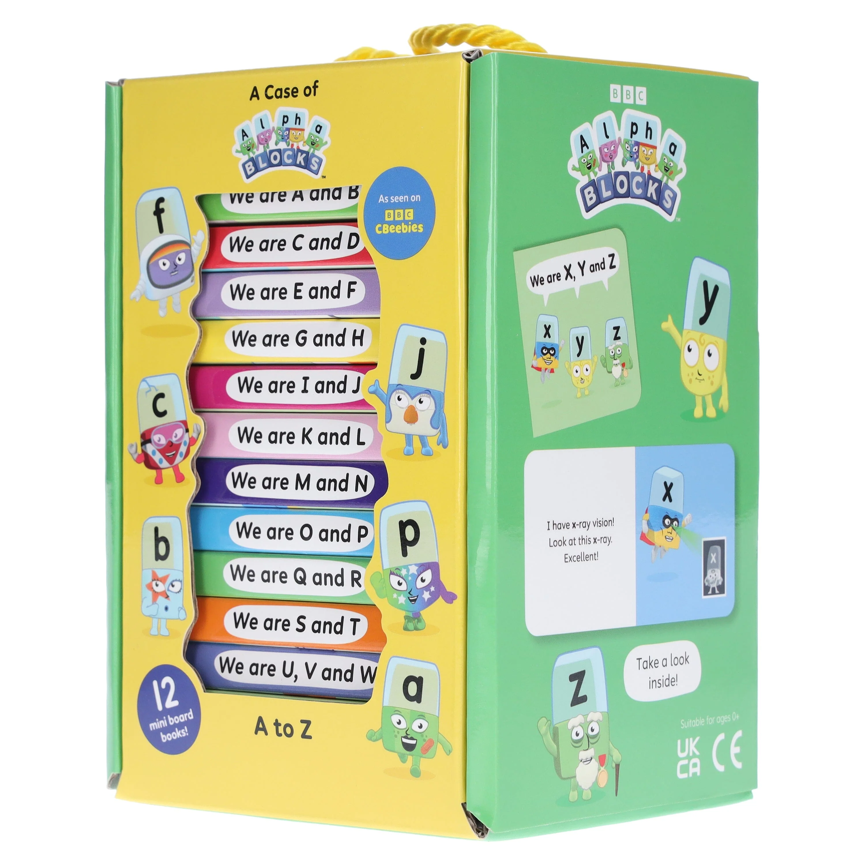 A Case of Alphablocks 12 Mini Books Collection Box Set - Ages 0-5 - Board Book - Image 7