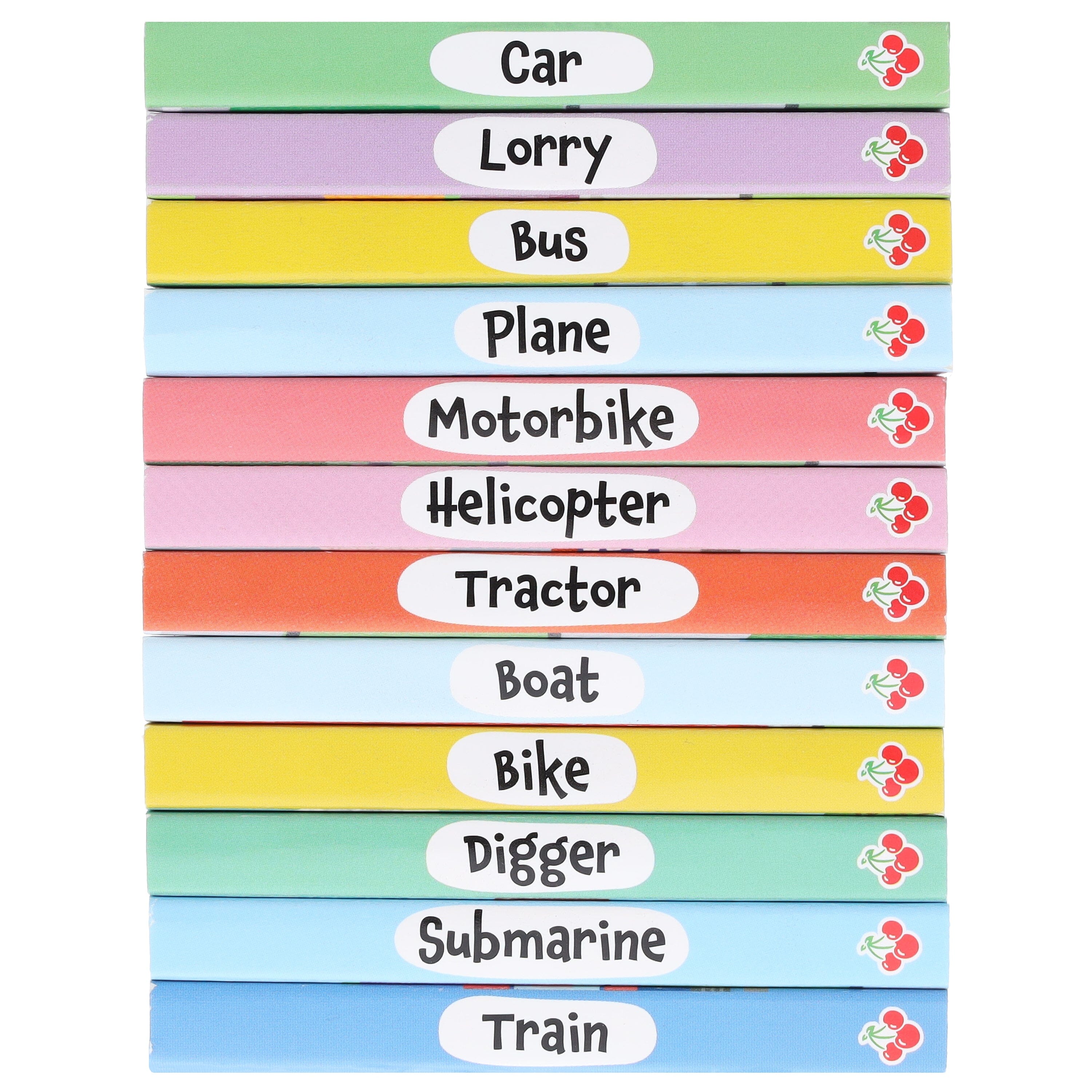 A Case of Cool Vehicles: 12 Title Board Book Collection Carry Case - Ages 3+ - Board Book - Image 6