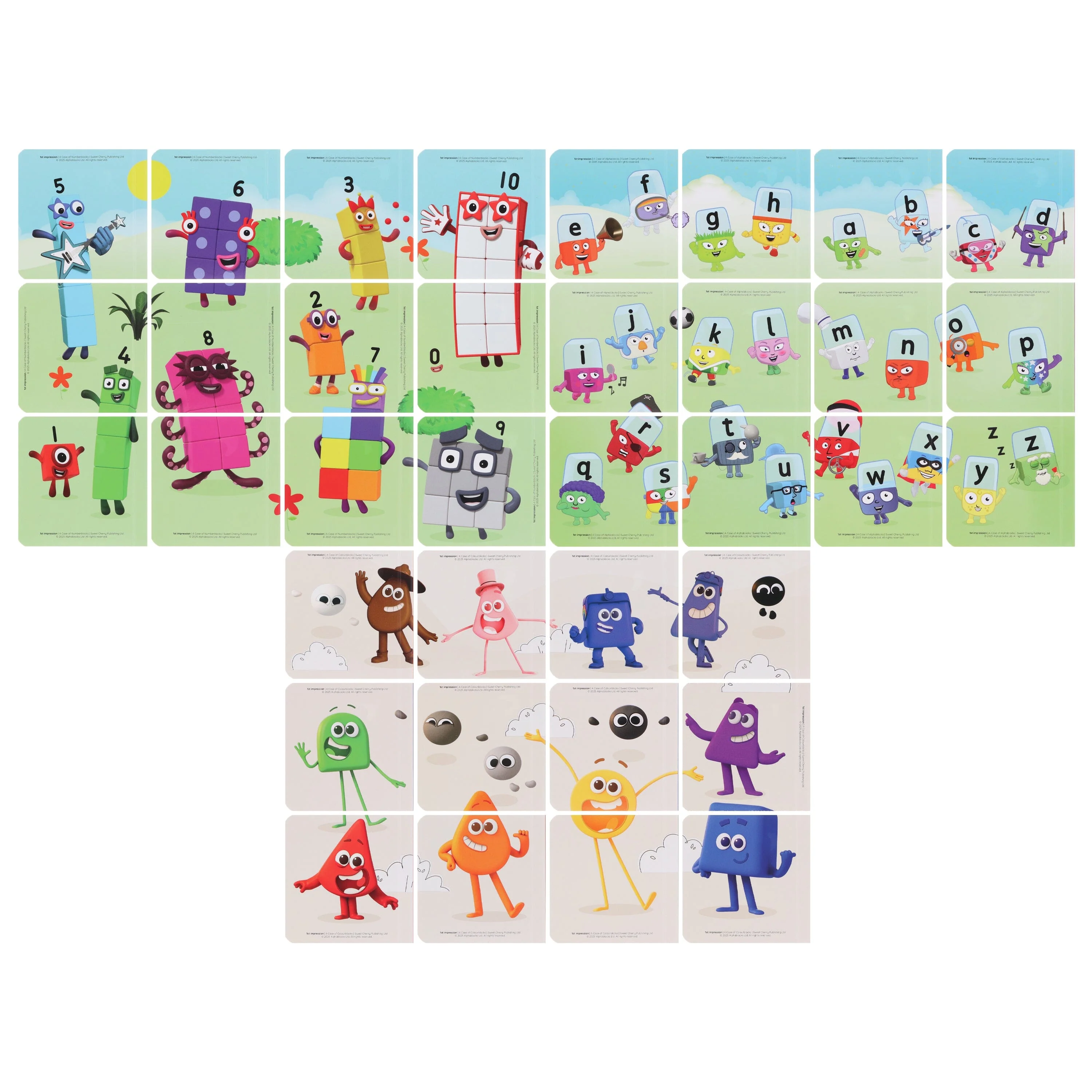 A Case of Numberblocks, Alphablocks & Colourblocks 36 Mini Books Collection Set - Ages 0-5 - Board Book - Image 3