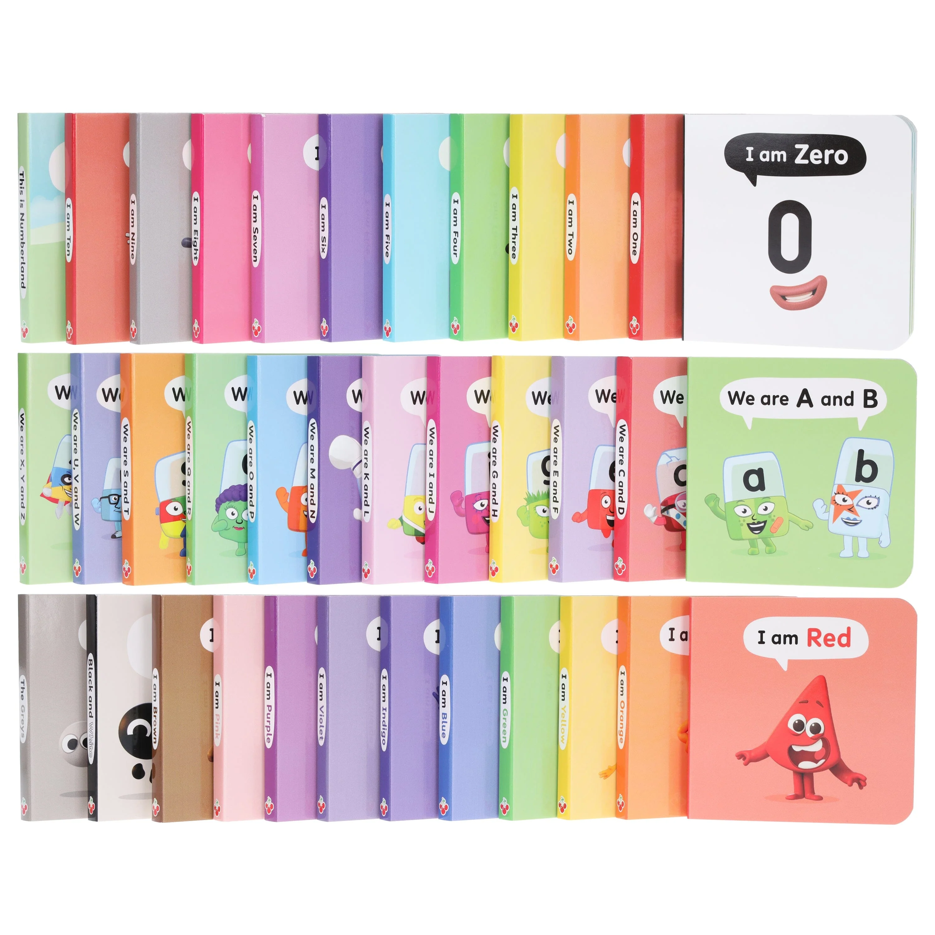 A Case of Numberblocks, Alphablocks & Colourblocks 36 Mini Books Collection Set - Ages 0-5 - Board Book - Image 4