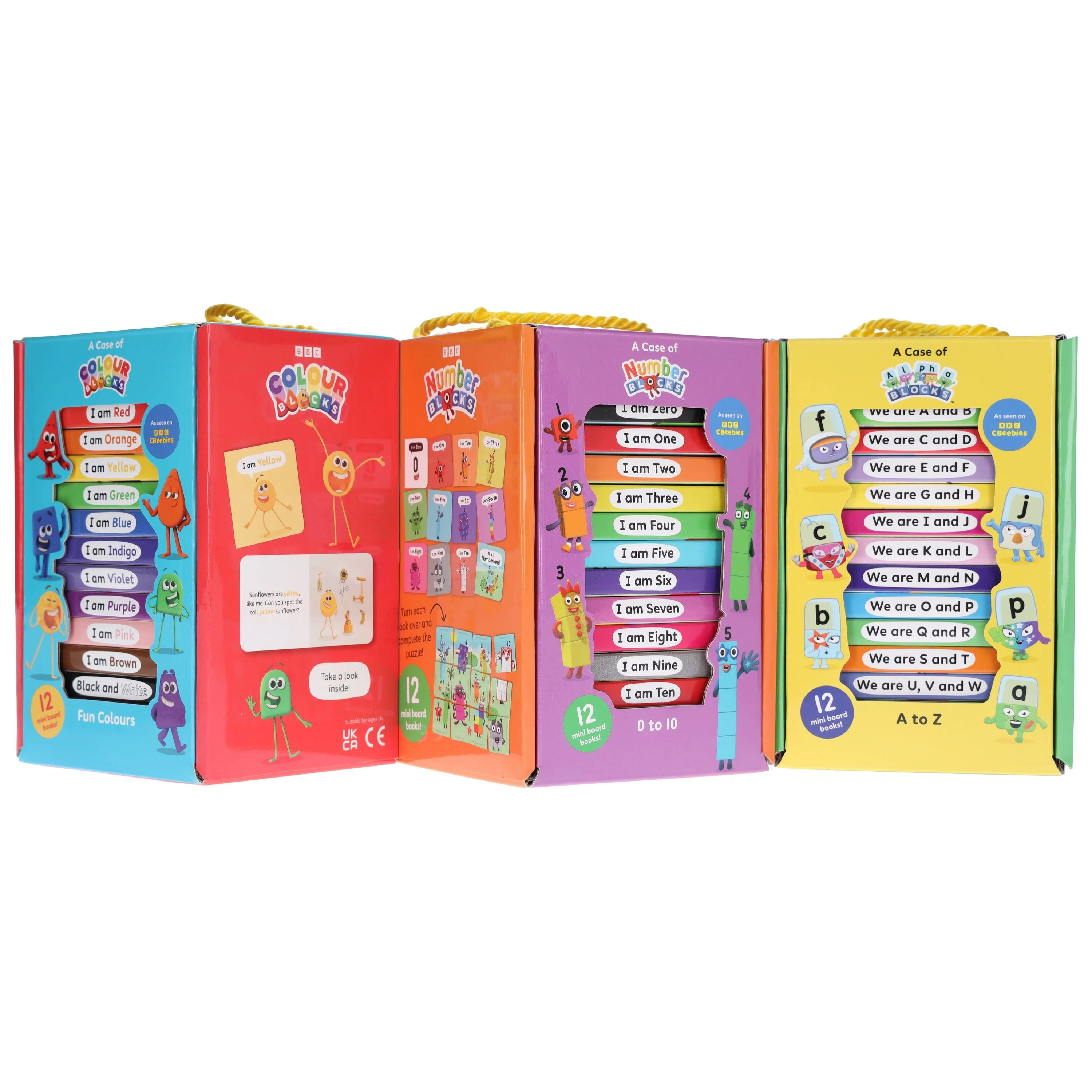 A Case of Numberblocks, Alphablocks & Colourblocks 36 Mini Books Collection Set - Ages 0-5 - Board Book - Image 5