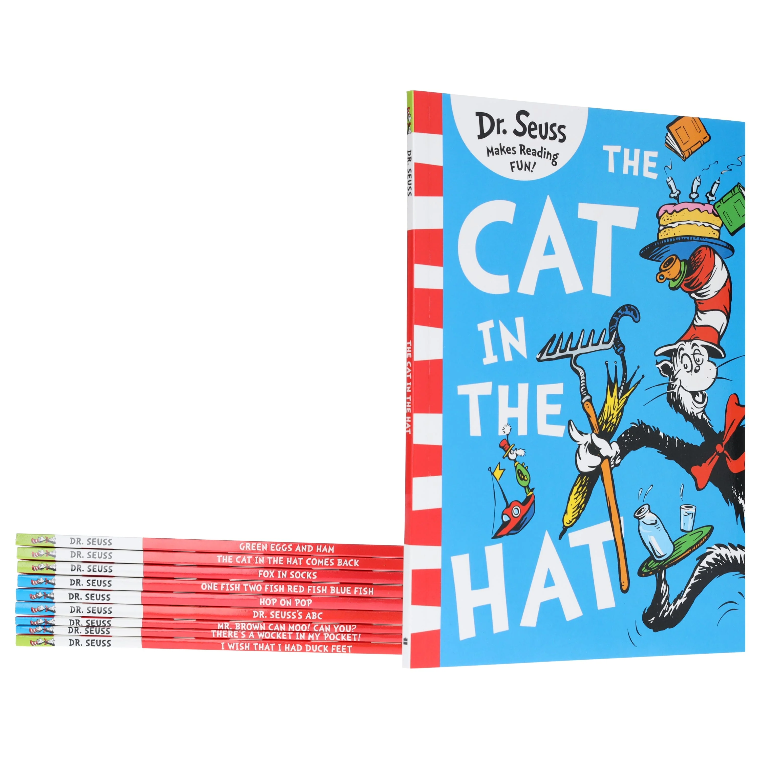 A Classic Case Of Dr. Seuss 10 Books Collection Set With Dr Seuss The Grinch Children's Costume - Image 7