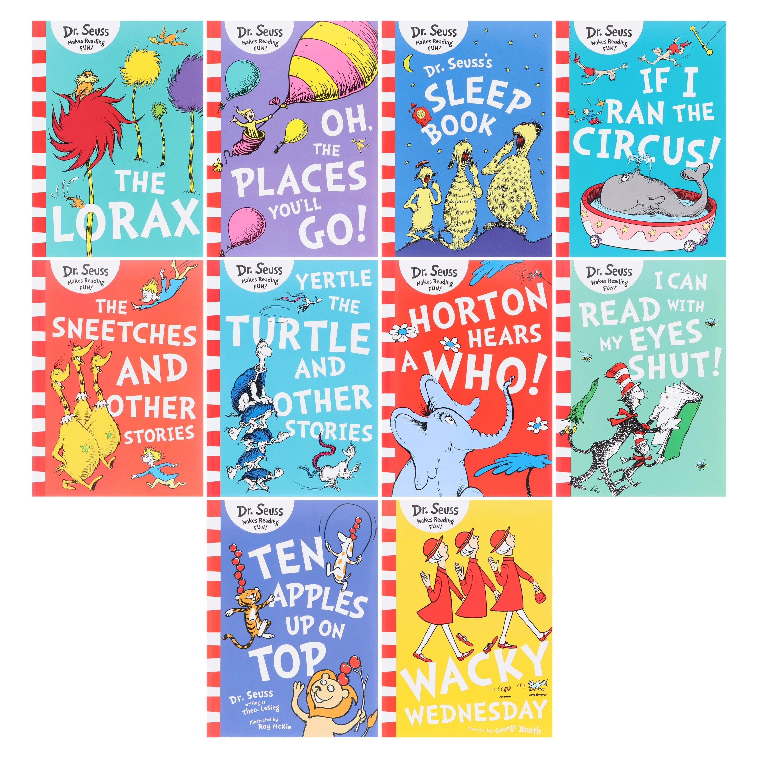 Dr. Seuss Childrens Collection 10 Books Set - Age 3+ - Paperback - Image 2