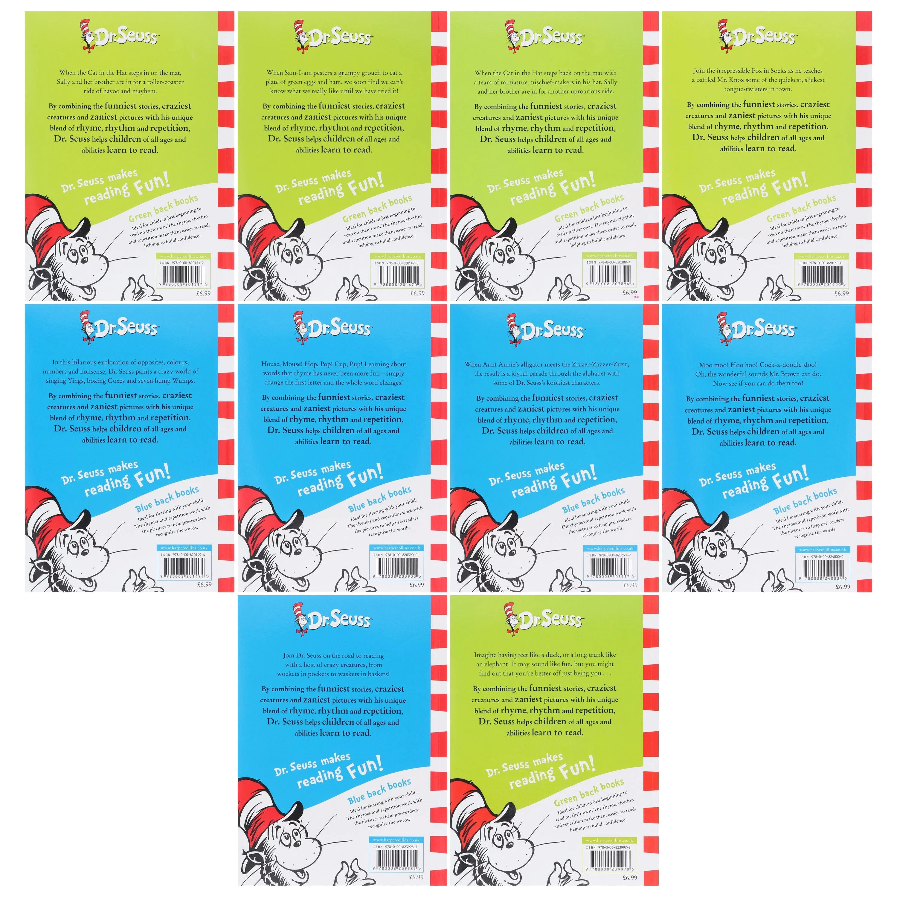 A Classic Case Of Dr. Seuss (Book 1-10) 10 Books Collection Set - Age 3+ - Paperback - Image 3