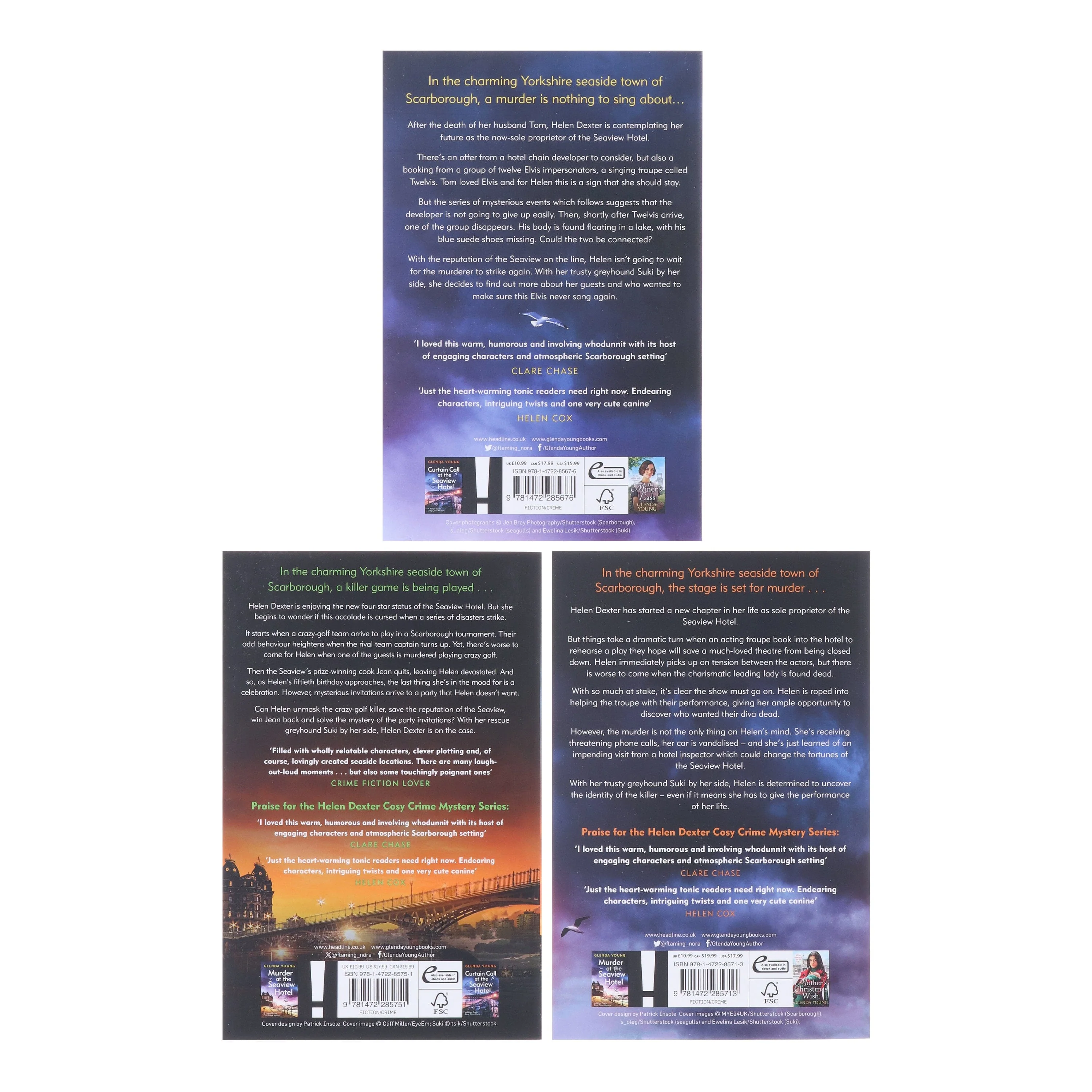 A Helen Dexter Cosy Crime Mysteries by Glenda Young 3 Books Collection Set - Fiction - Paperback - Image 3