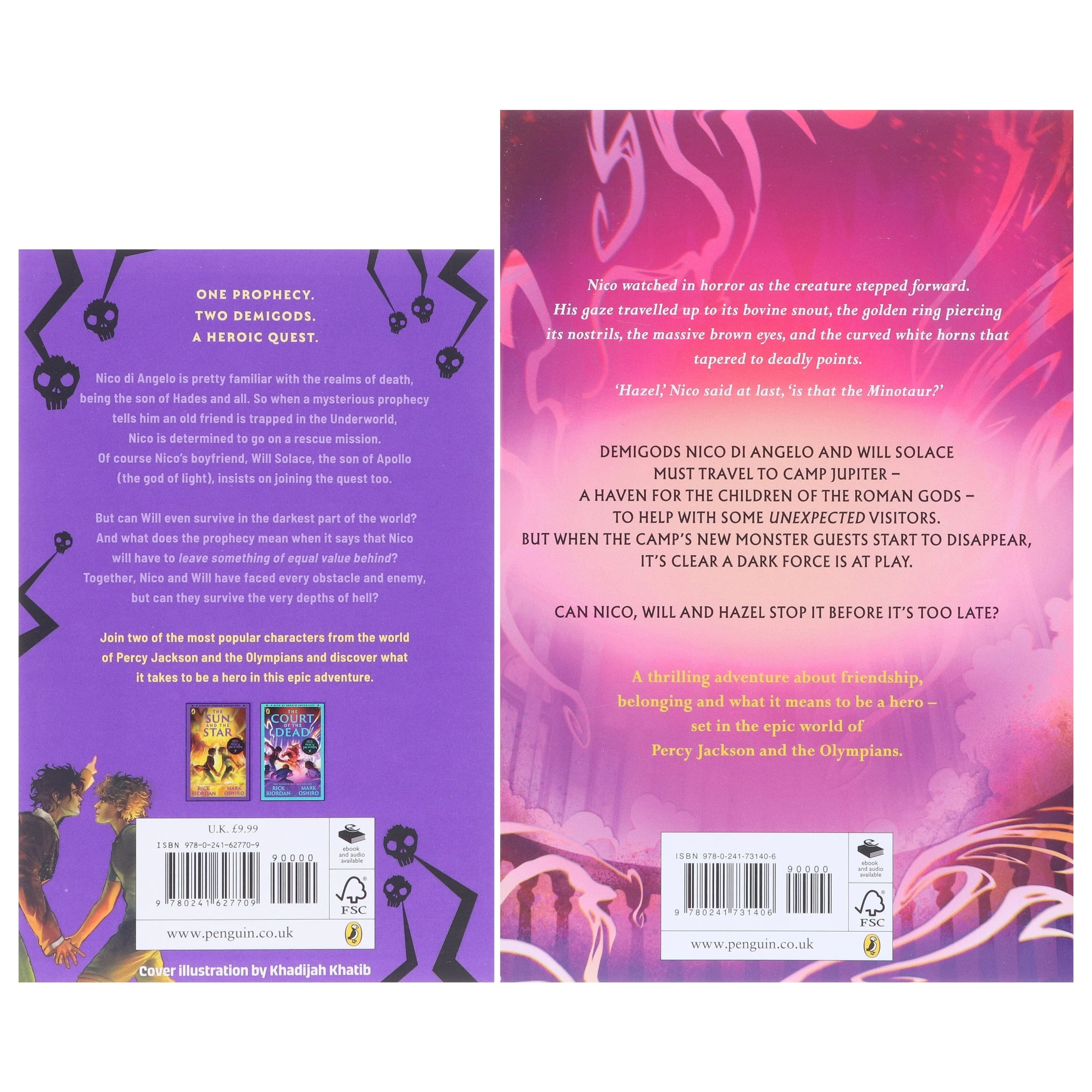 A Nico di Angelo Adventures Series by Rick Riordan & Mark Oshiro 2 Books Collection Set - Ages 9-17 - Paperback/Hardback - Image 3