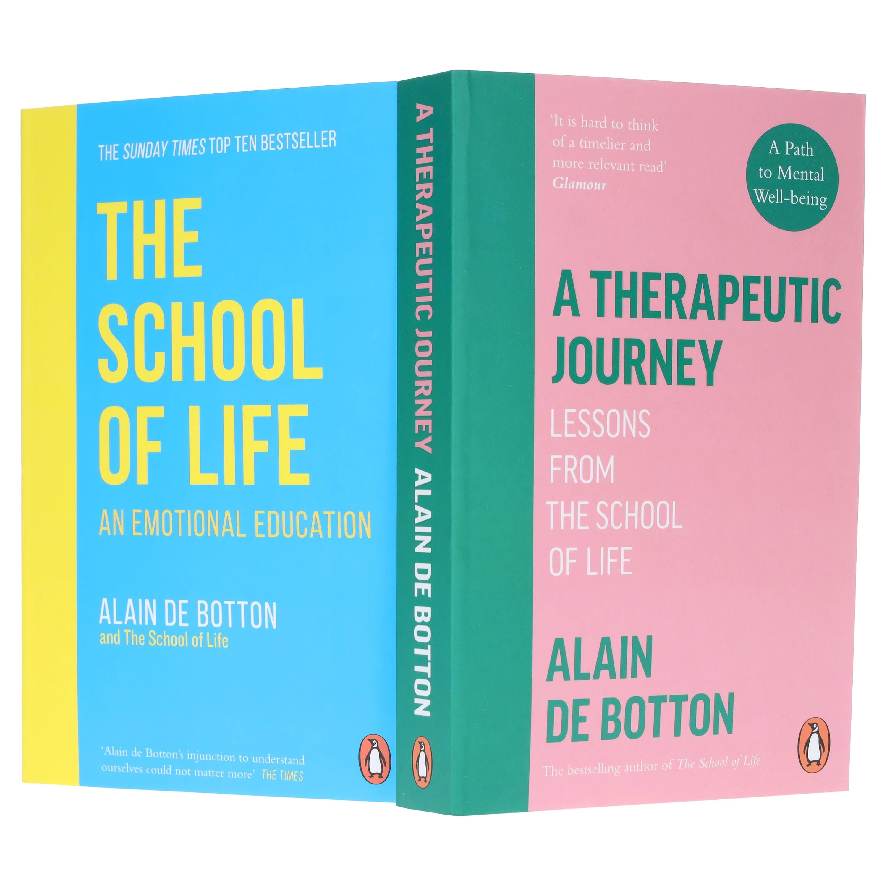A Therapeutic Journey & The School of Life by Alain de Botton 2 Books Collection Set - Non Fiction - Paperback - Image 4
