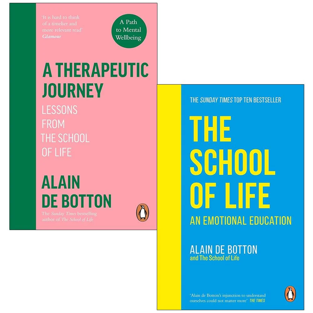 A Therapeutic Journey & The School of Life by Alain de Botton 2 Books Collection Set - Non Fiction - Paperback - Image 7