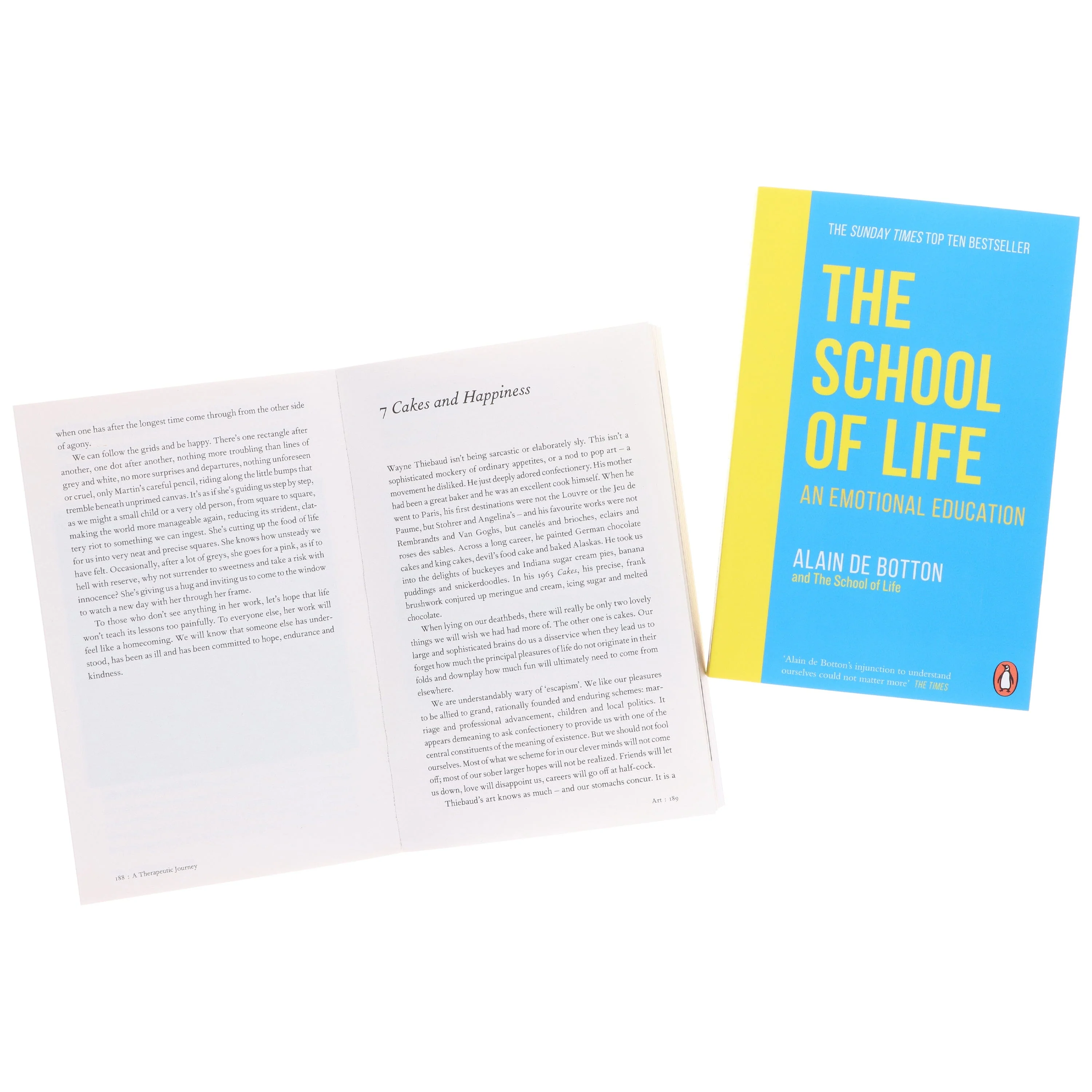 A Therapeutic Journey & The School of Life by Alain de Botton 2 Books Collection Set - Non Fiction - Paperback - Image 8