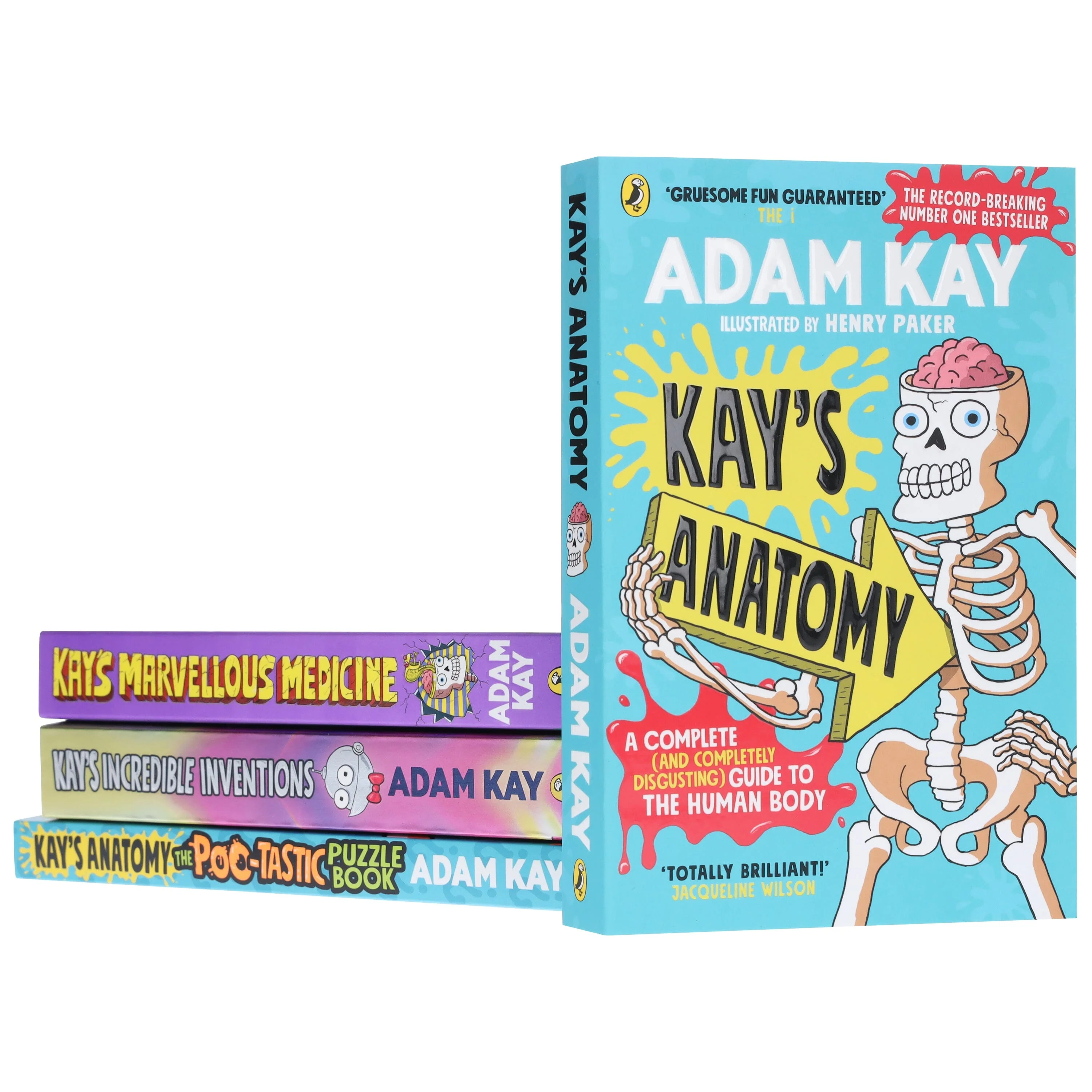 Adam Kay's Incredible Inventions, Marvellous Medicine, Anatomy & The Poo-Tastic Puzzle Book: 4 Books Collection Set - Ages 7+ - Paperback - Image 5