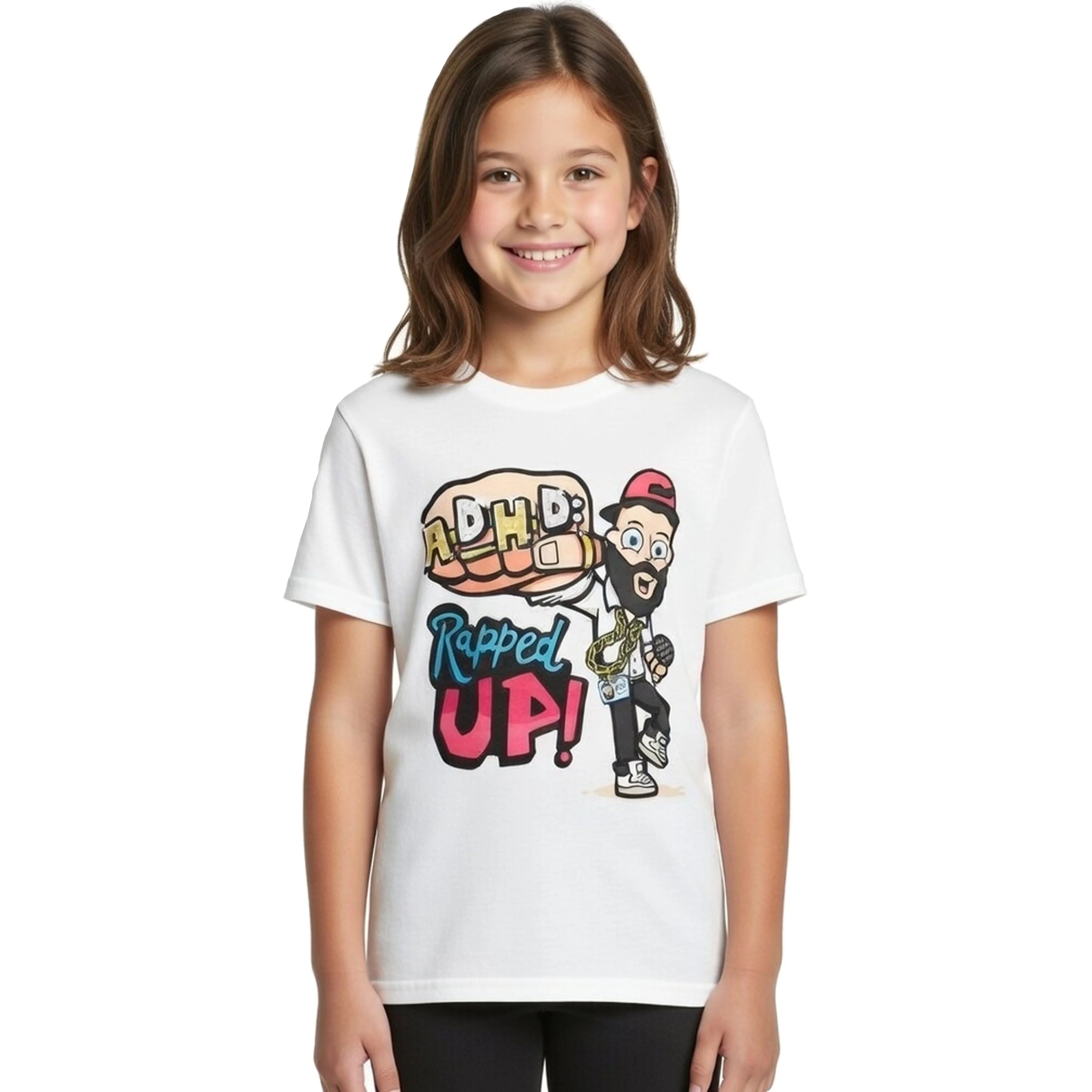 ADHD: Rapped Up! by Jamie Gilbert 'Mr G' Official Graphic Kids T-Shirt (Unisex) - Image 3