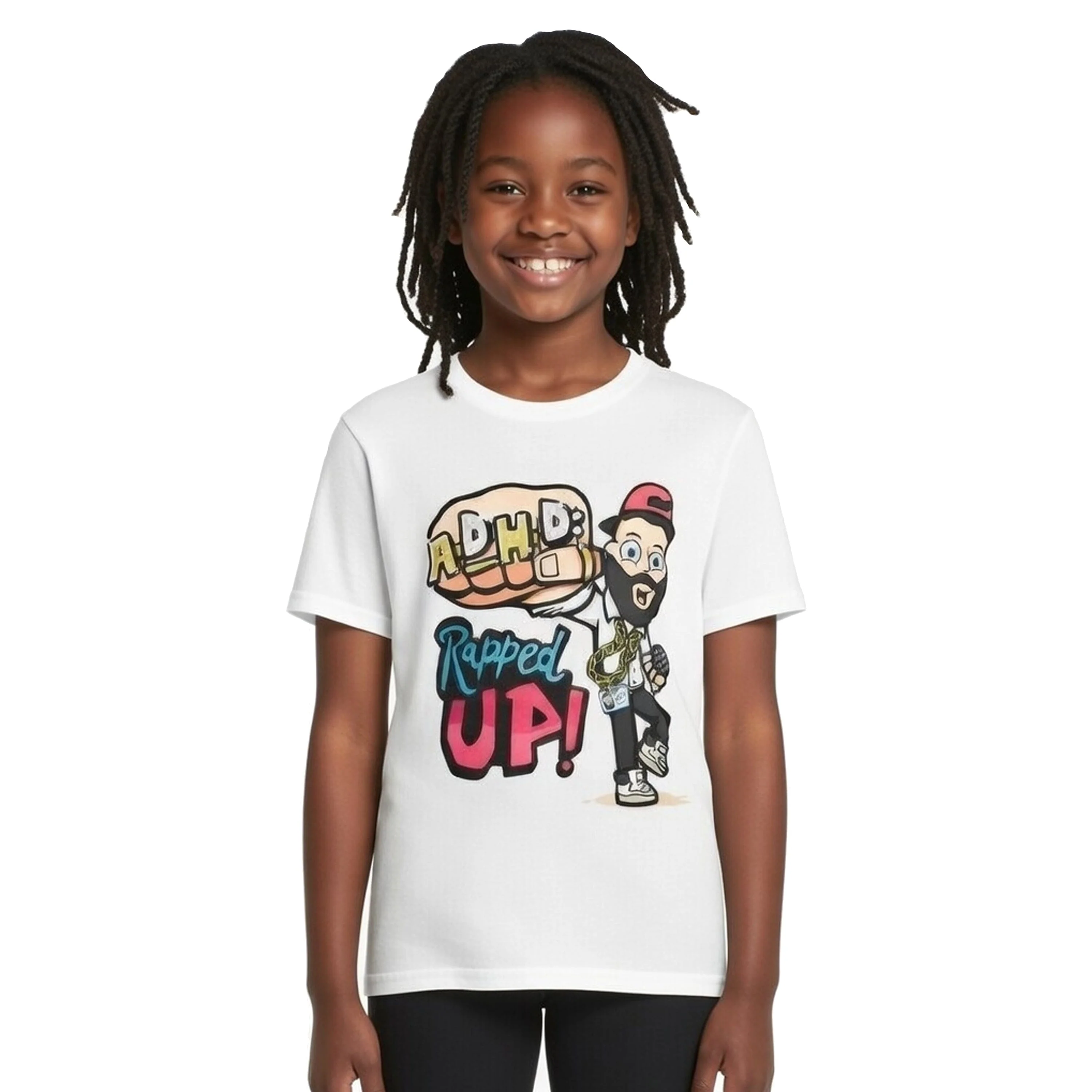 ADHD: Rapped Up! & Official Graphic Kids T-Shirt Bundle: by Jamie Gilbert 'Mr G' (Learn about ADHD With Free Audio Book)- Ages 9-12 - Paperback - Image 6