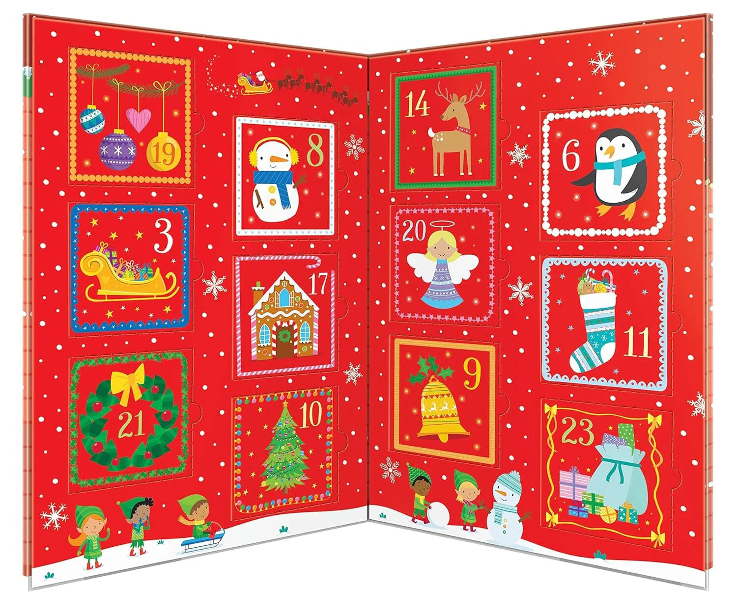 Usborne Advent Christmas Calendar Book (Red): 24 Books Collection Set - Ages 3+ - Paperback - Image 3