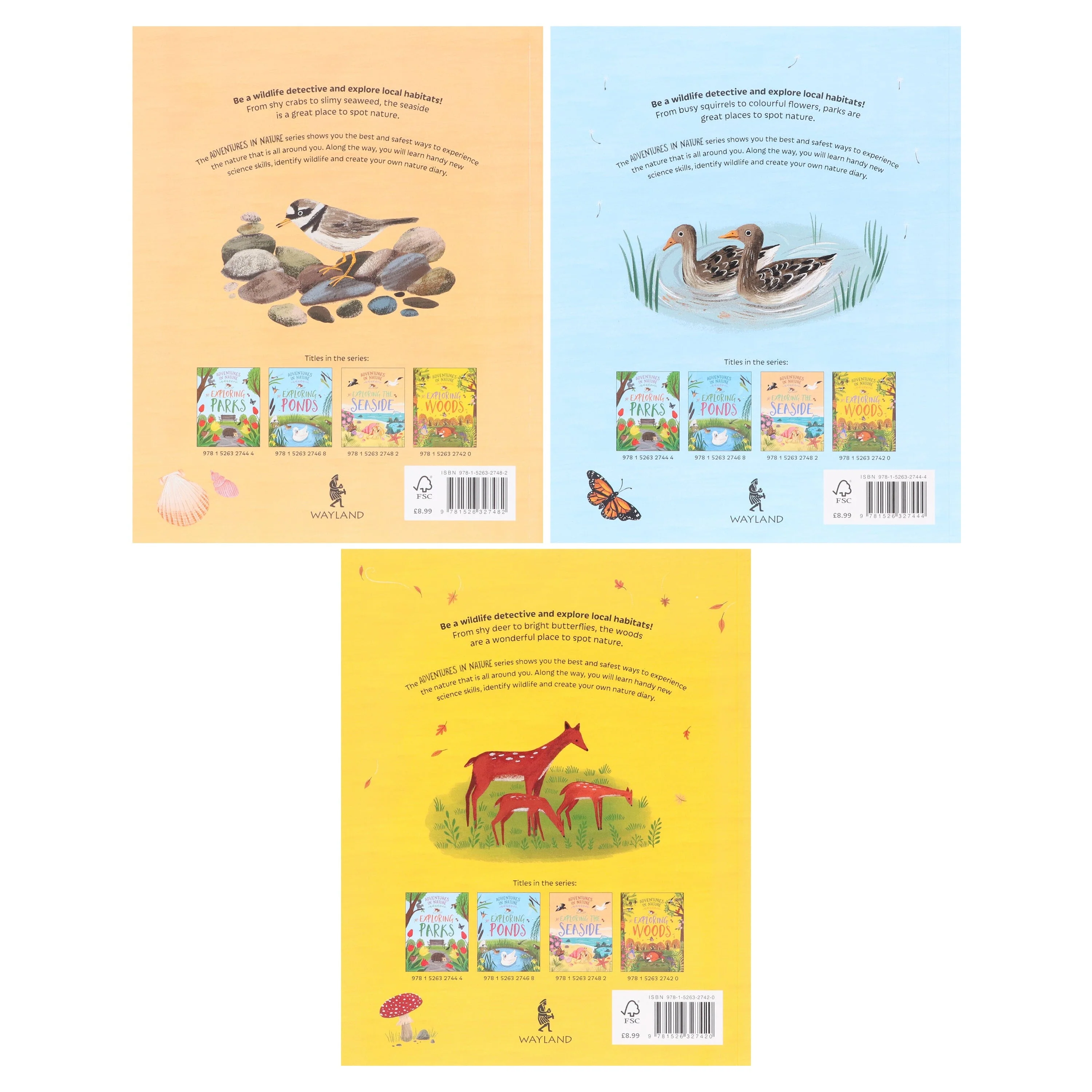 Adventures in Nature Series by Jen Green Illustrated 3 Picture Books Collection Set - Ages 7+ - Paperback - Image 3