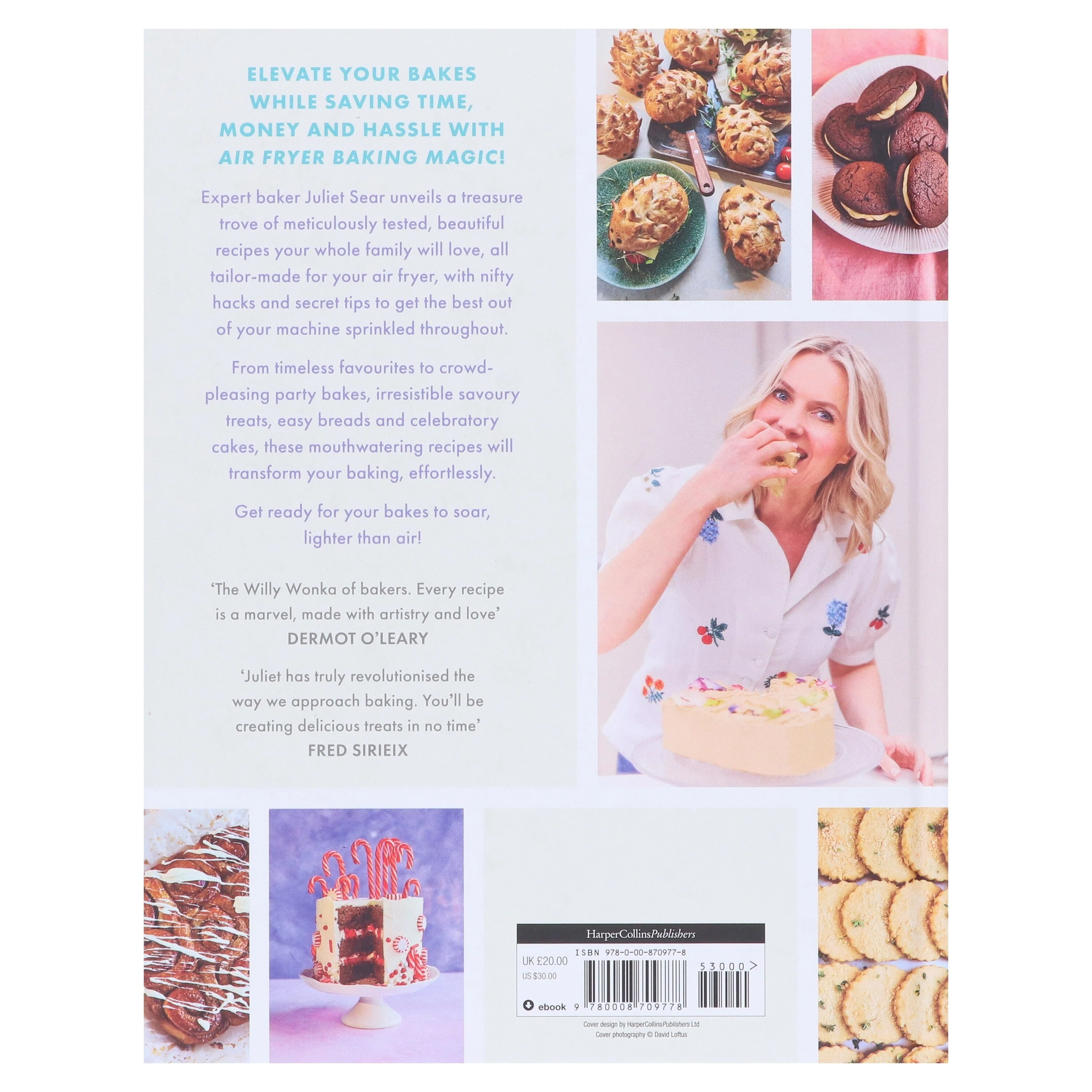 Air Fryer Baking Magic: 100 Incredible Recipes for Every Baking Occasion by Juliet Sear - Non Fiction - Hardback - Image 3