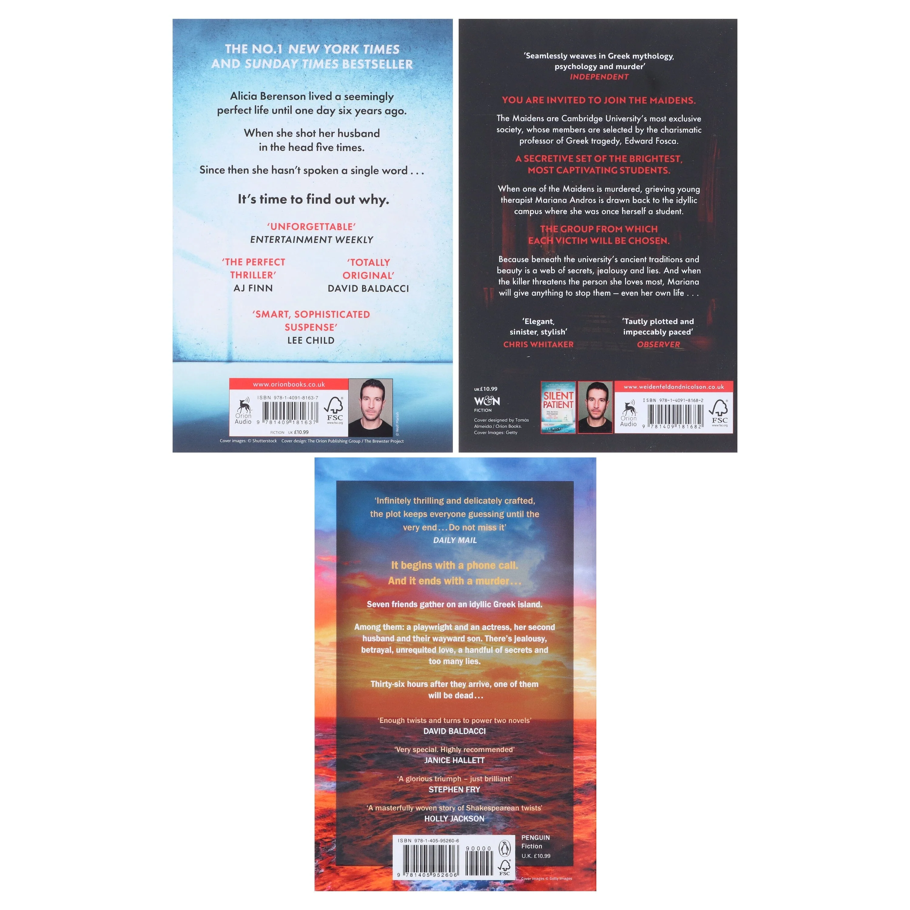 Alex Michaelides Thriller 3 Books Collection Set - Fiction - Paperback - Image 3