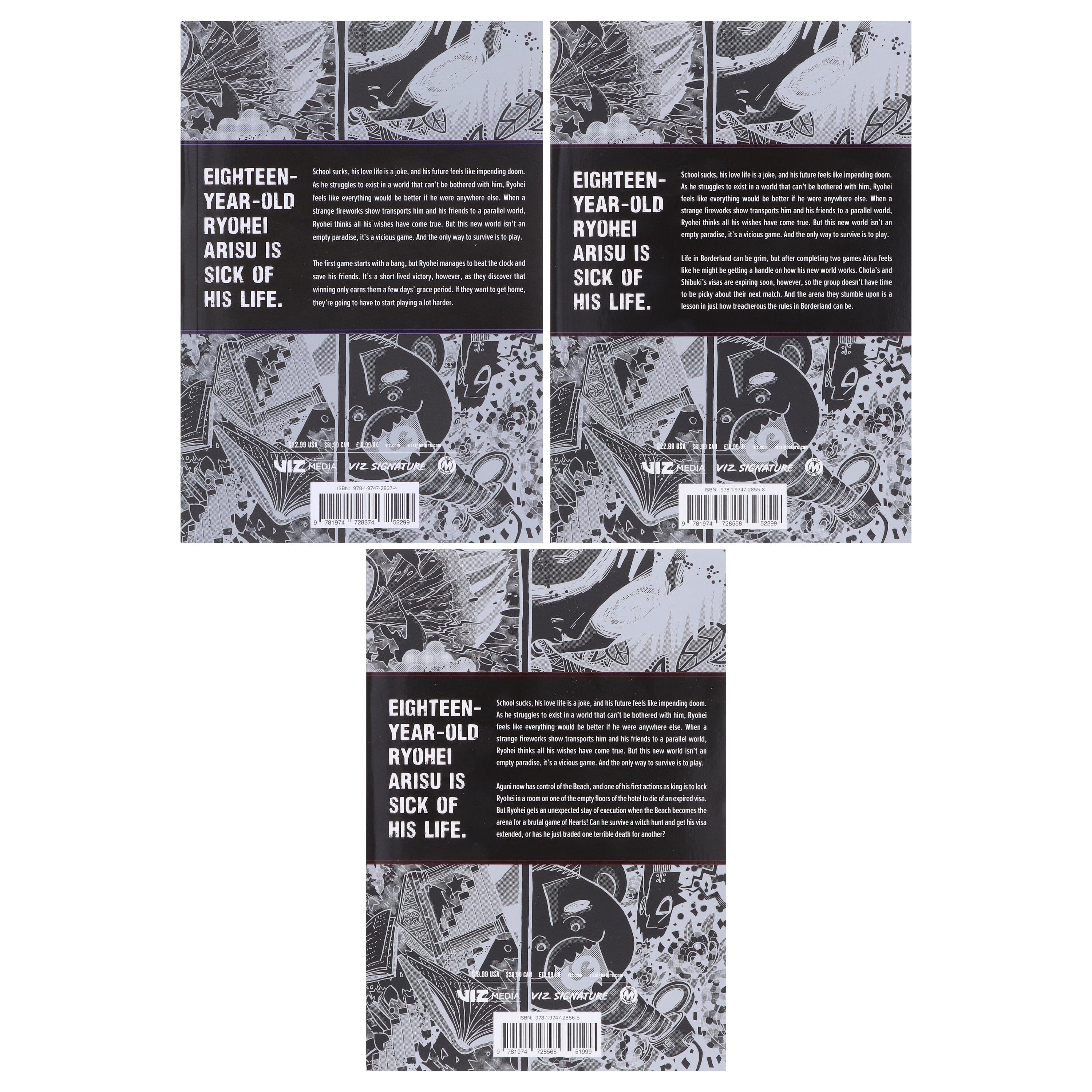 Alice in Borderland (Vol. 1-3) by Haro Aso 3 Books Collection Manga Set - Fiction - Paperback - Image 3