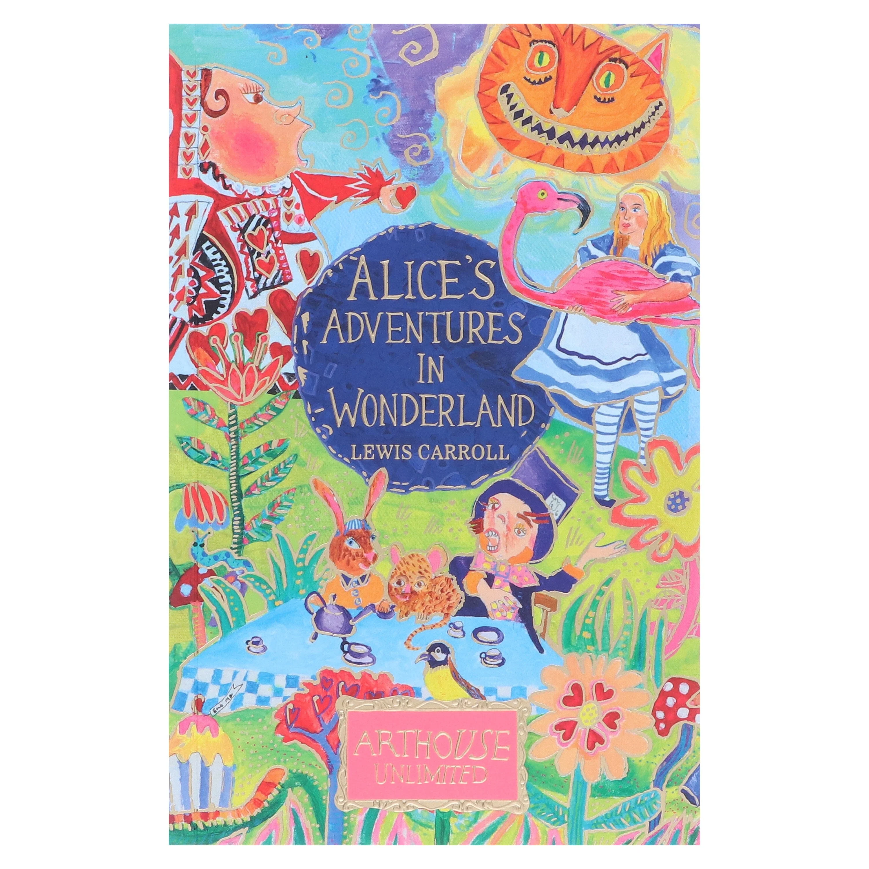 Alice's Adventures in Wonderland Book by Lewis Carroll With Alice in Wonderland Queen of Hearts Fancy Dress for Kids - Image 3