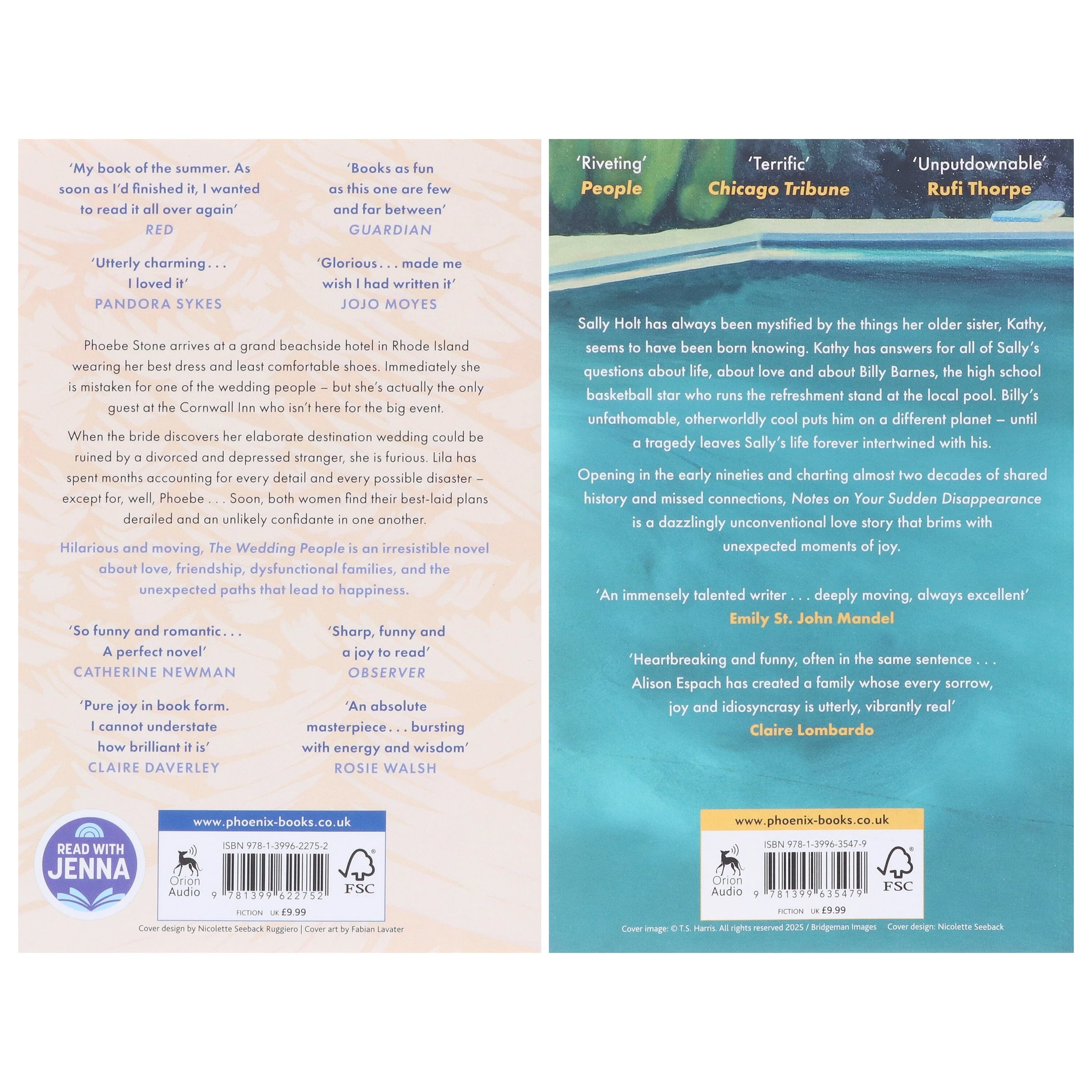 Alison Espach Collection (The Wedding People & Notes on Your Sudden Disappearance) 2 Books Set - Fiction - Paperback - Image 3