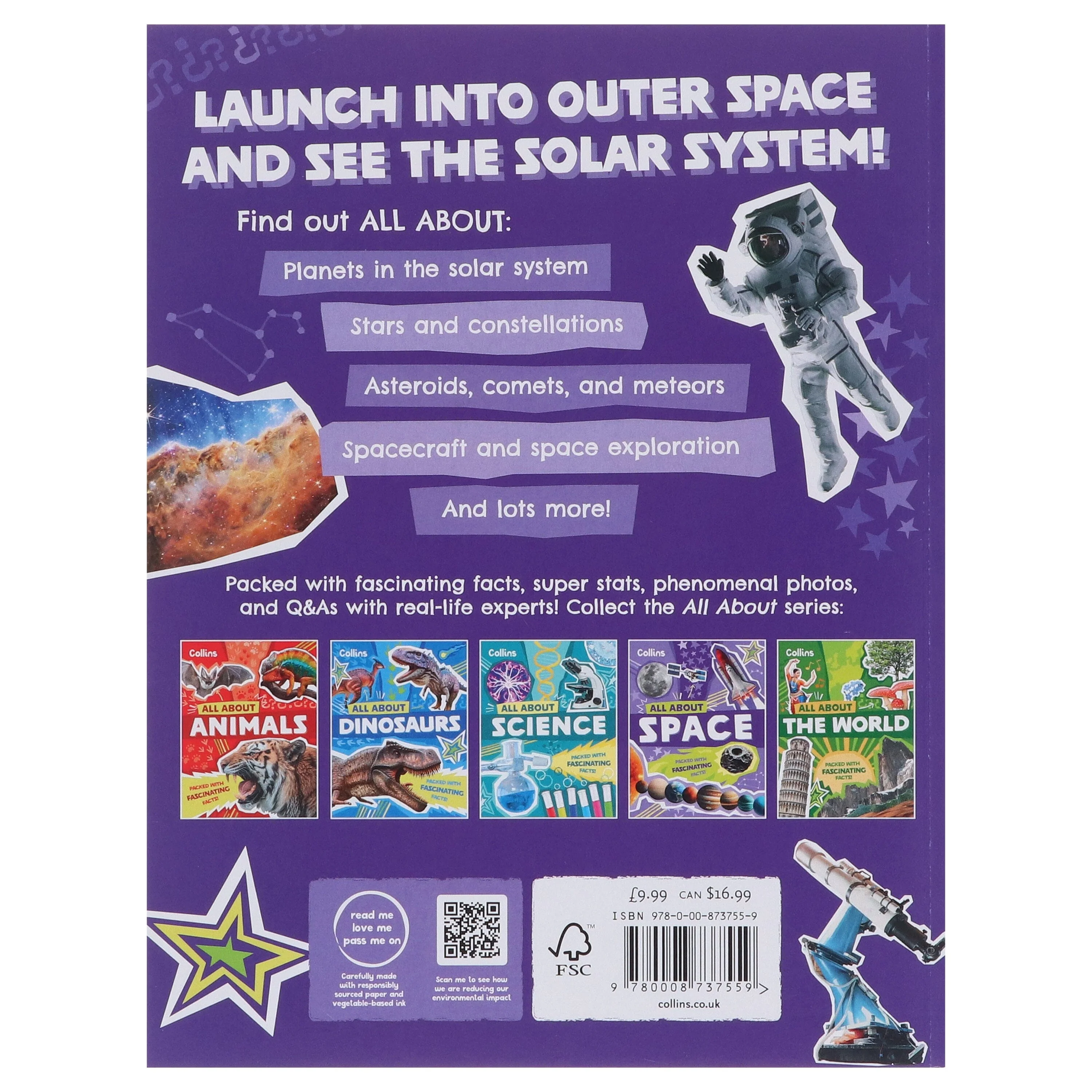 All About Space: Discover fascinating facts about our solar system by Collins Kids - Ages 7+ - Paperback - Image 3