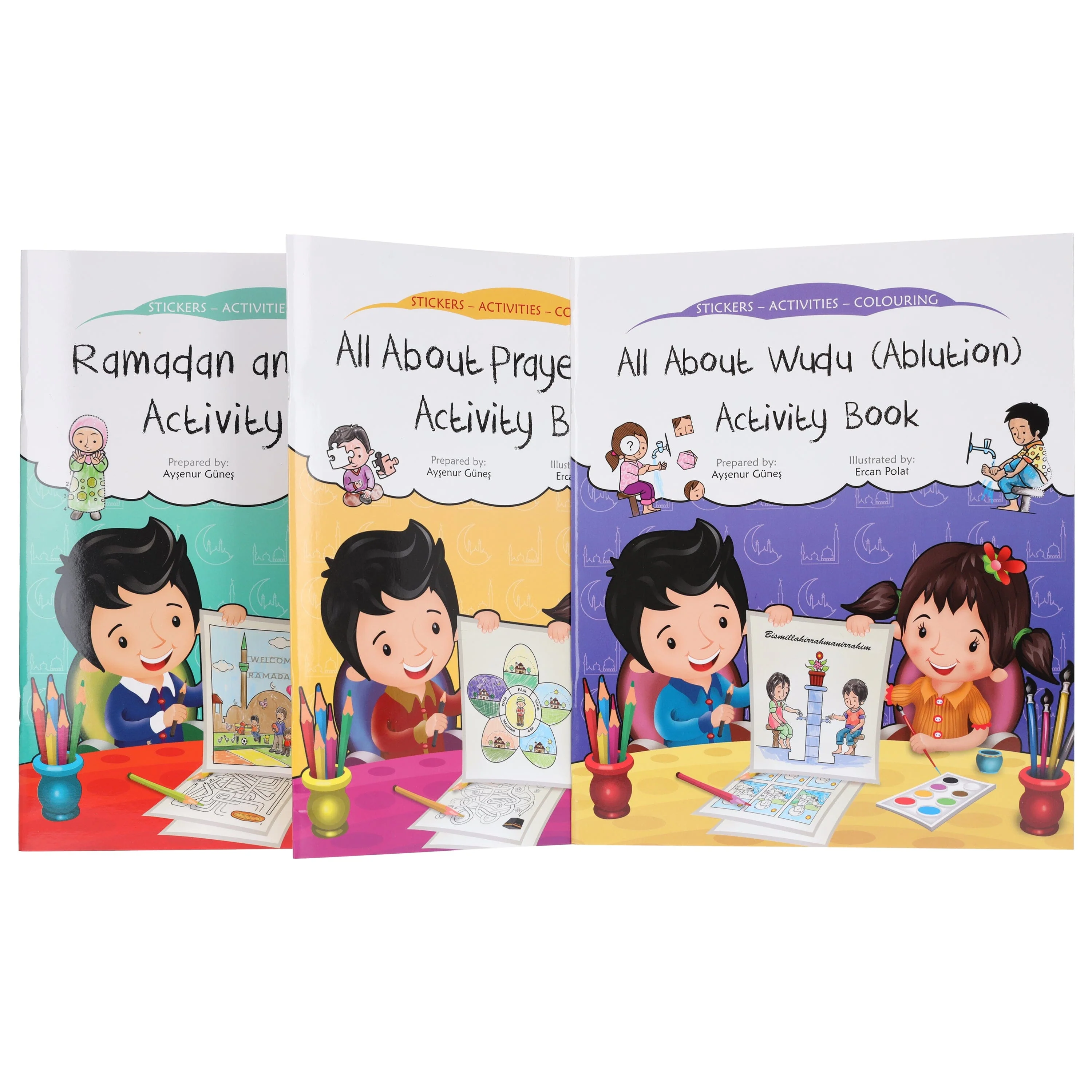 Discover Islam: Childrens Stickers, Activity & Colouring: 3 Books Collection Set By Aysenur Gunes - Ages 3-7 - Paperback - Image 3