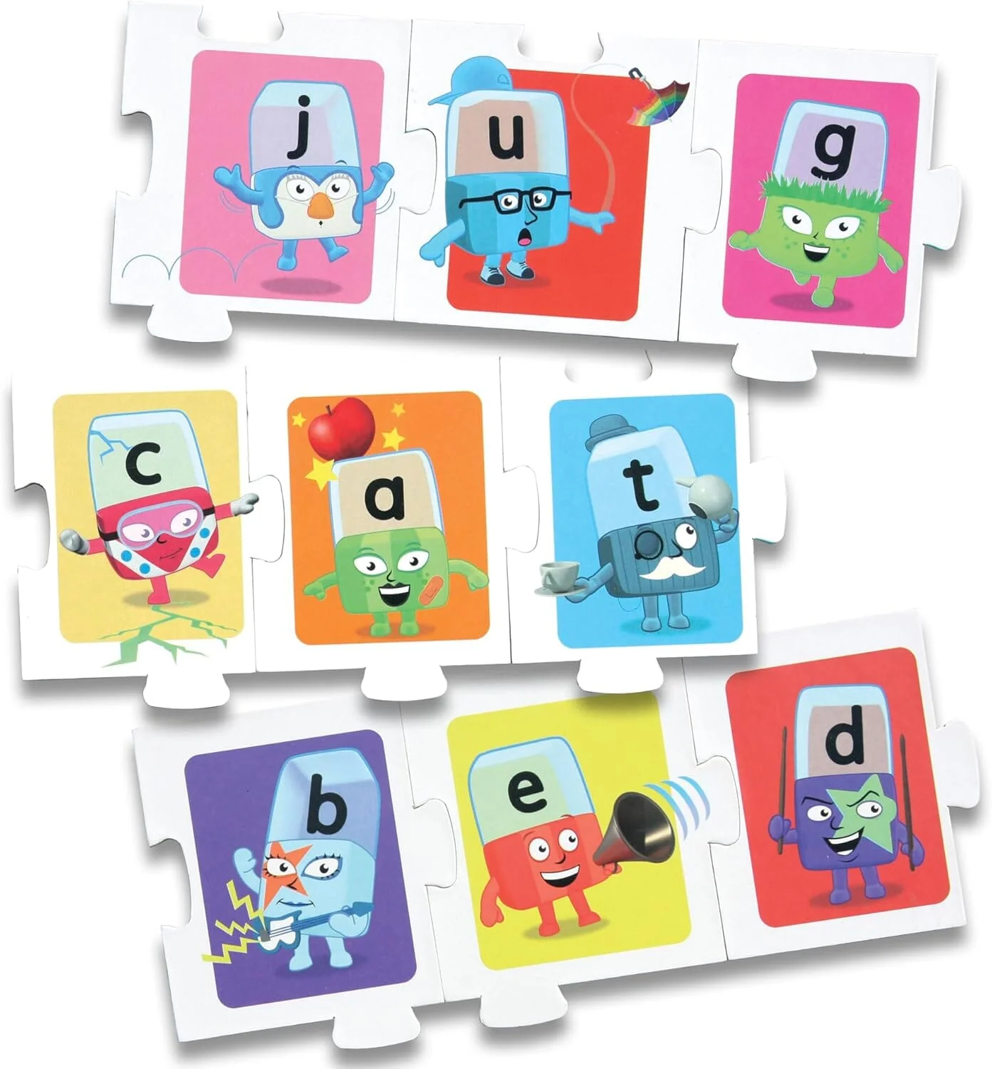 Alphablocks Jigword 26-Piece Alphabet Puzzle: Learn the Letters of the Alphabet in a Fun Way! - Ages 3+ - Educational Toy - Image 2