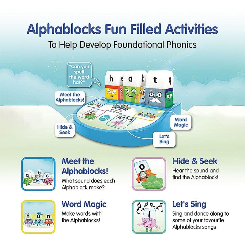 Alphablocks Phonics Fun: Learn Letter Recognition and Sounds, Spelling and Vocabulary Perfect for Interactive Play and Child Development - Ages 3+ - Educational Toy - Image 3