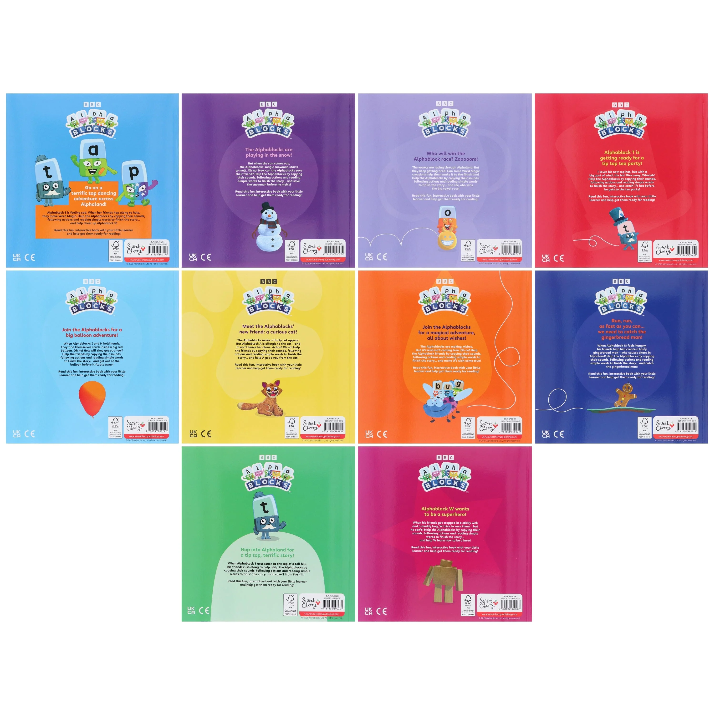 Alphablocks Read Together: Interactive 10 Picture Books Collection Set - Ages 3-5 - Paperback - Image 3