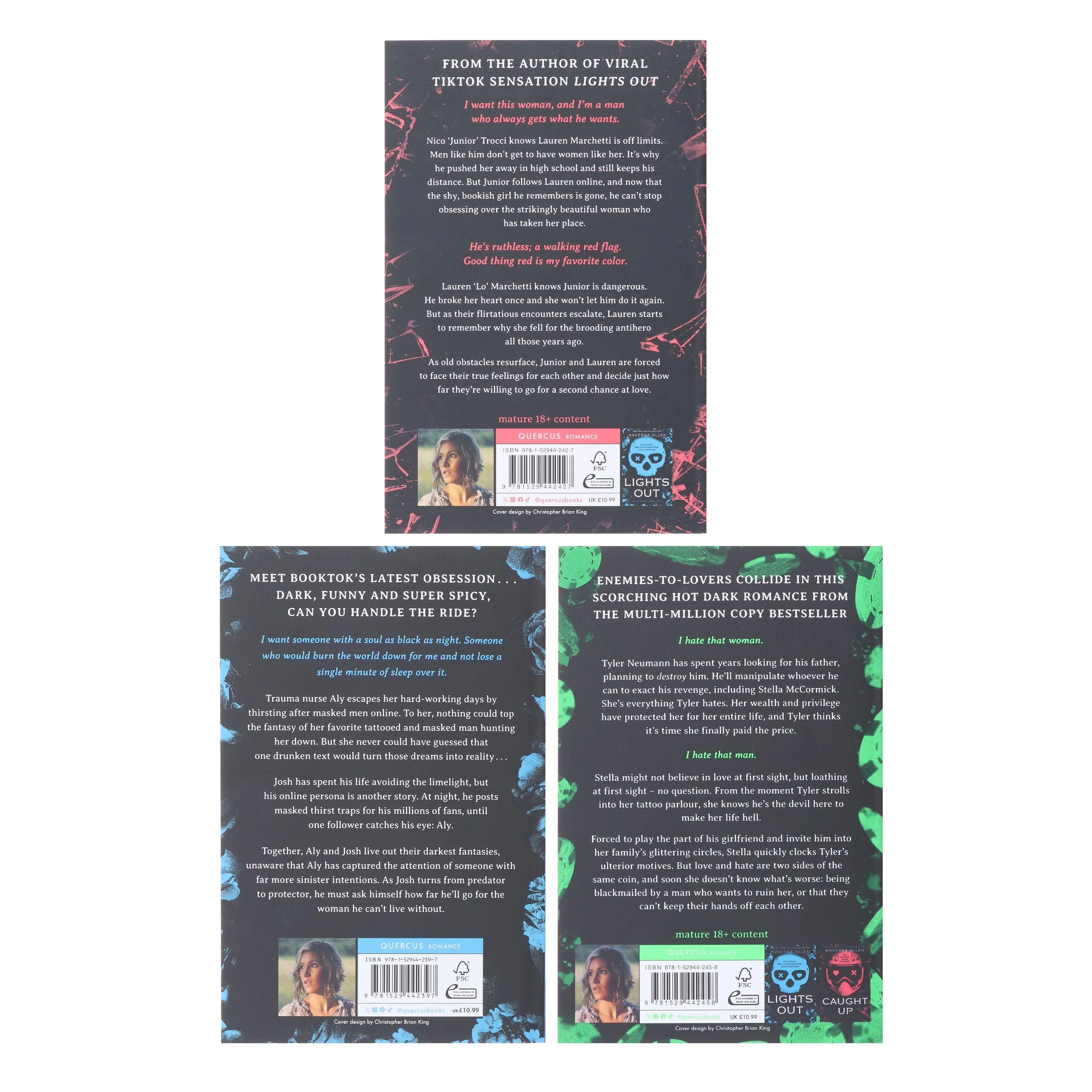 An Into Darkness Series By Navessa Allen 3 Books Collection Set - Fiction - Paperback - Image 3