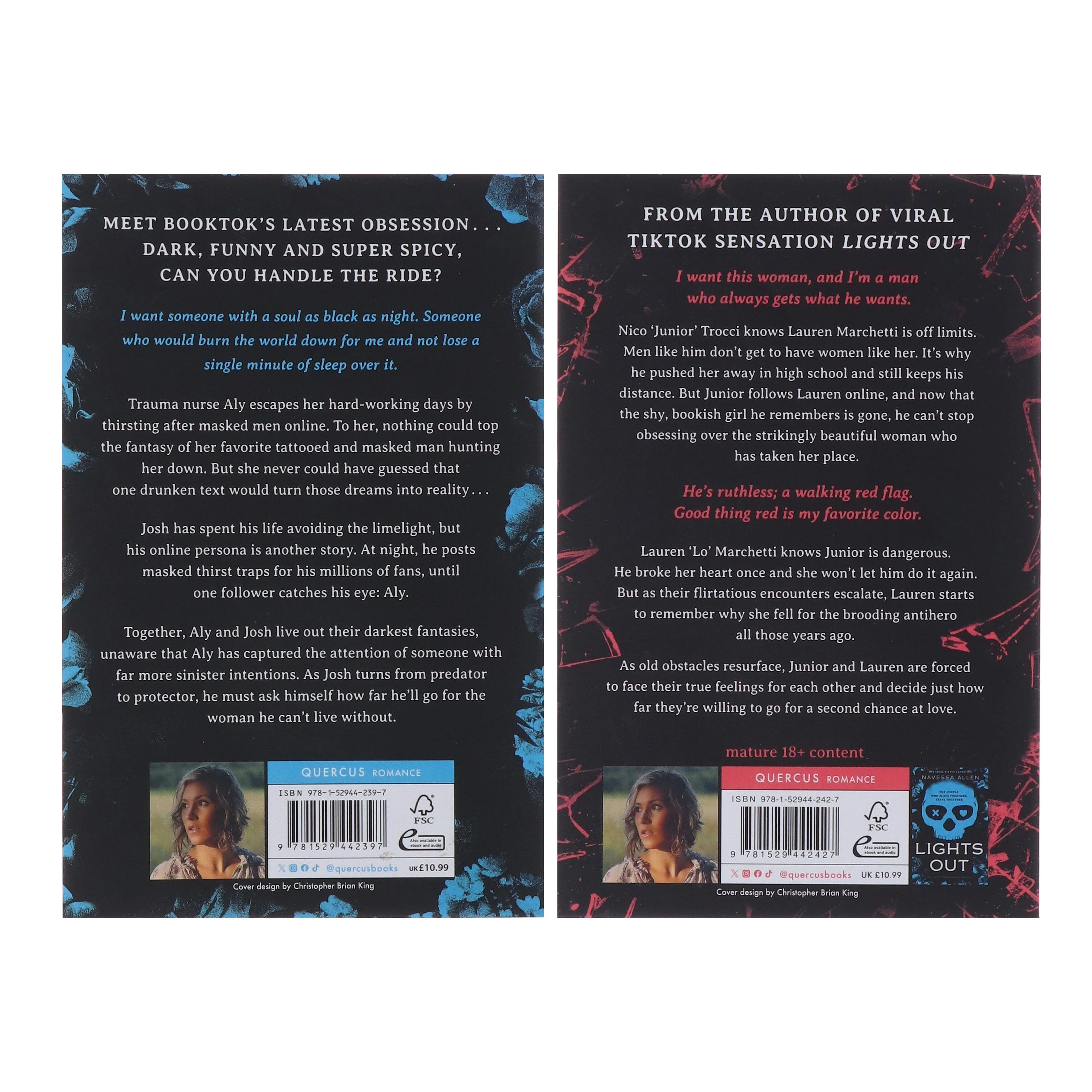 An Into Darkness Series By Navessa Allen (Lights Out & Caught Up) 2 Books Collection Set - Fiction - Paperback - Image 3