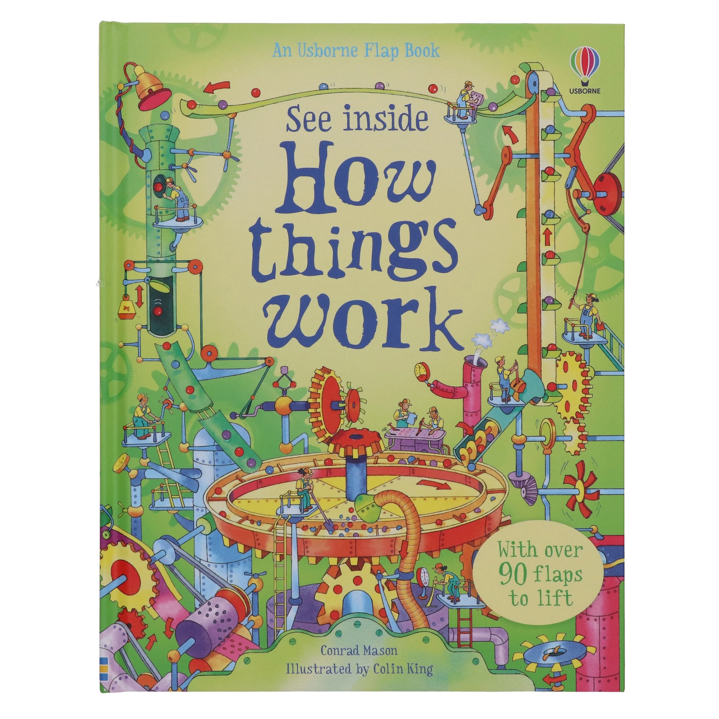 An Usborne Flap Book Series See Inside How Things Work by Conrad Mason - Ages 6+ - Board Book - Image 2