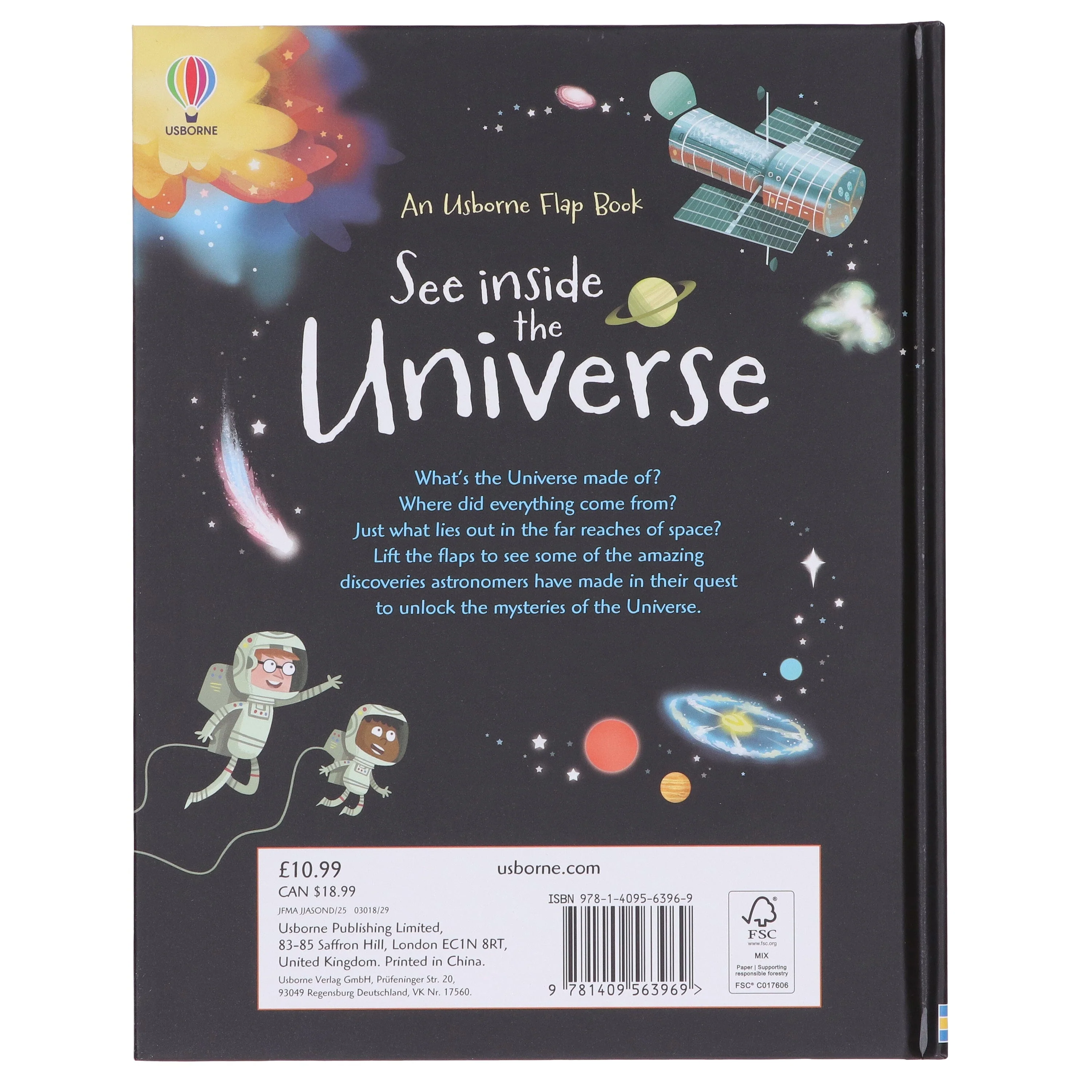 An Usborne Flap Book Series See Inside the Universe by Alex Frith - Ages 6+ - Hardback - Image 3