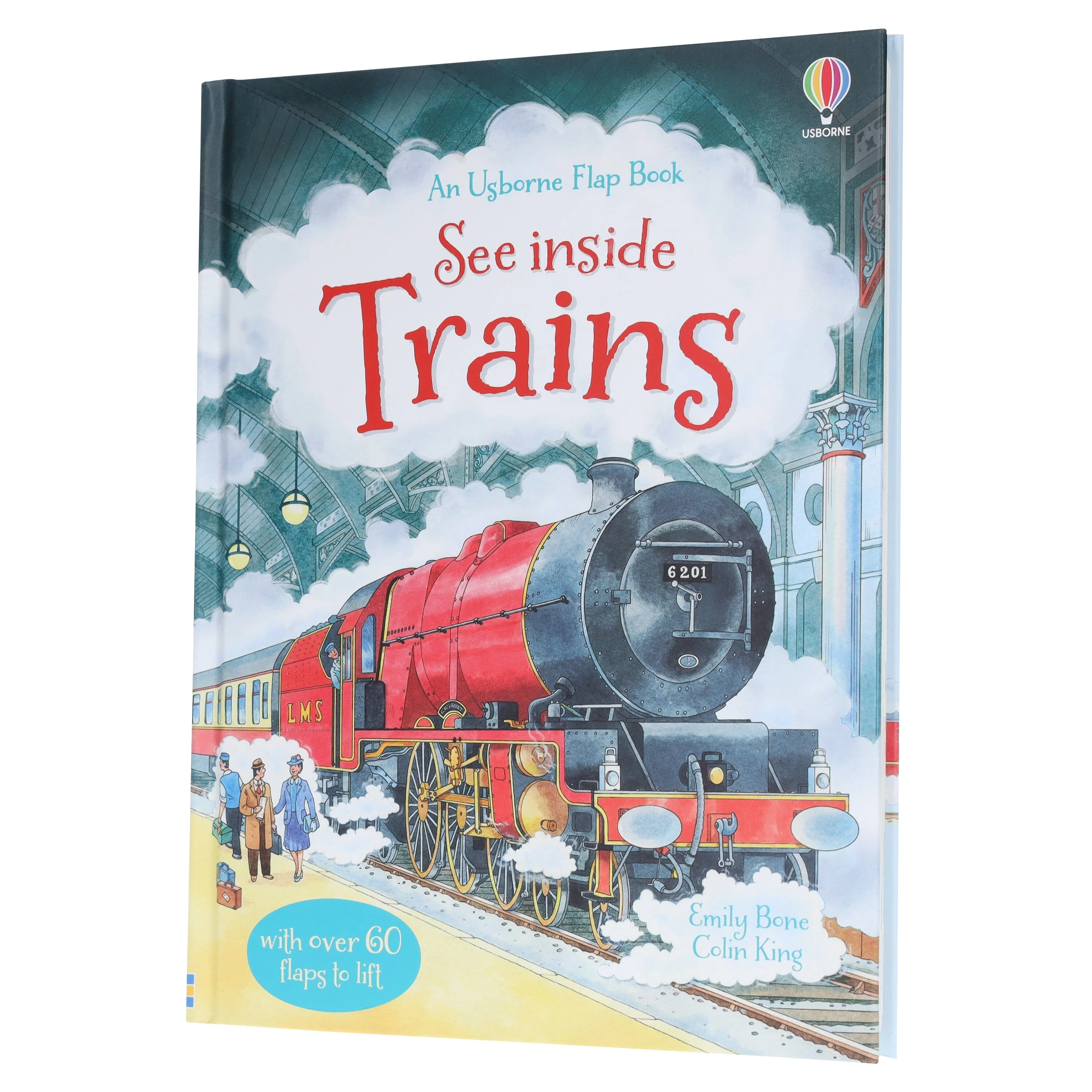 An Usborne Flap Book Series See Inside Trains by Emily Bone & Colin King Ages 6+ - Board Book - Image 4