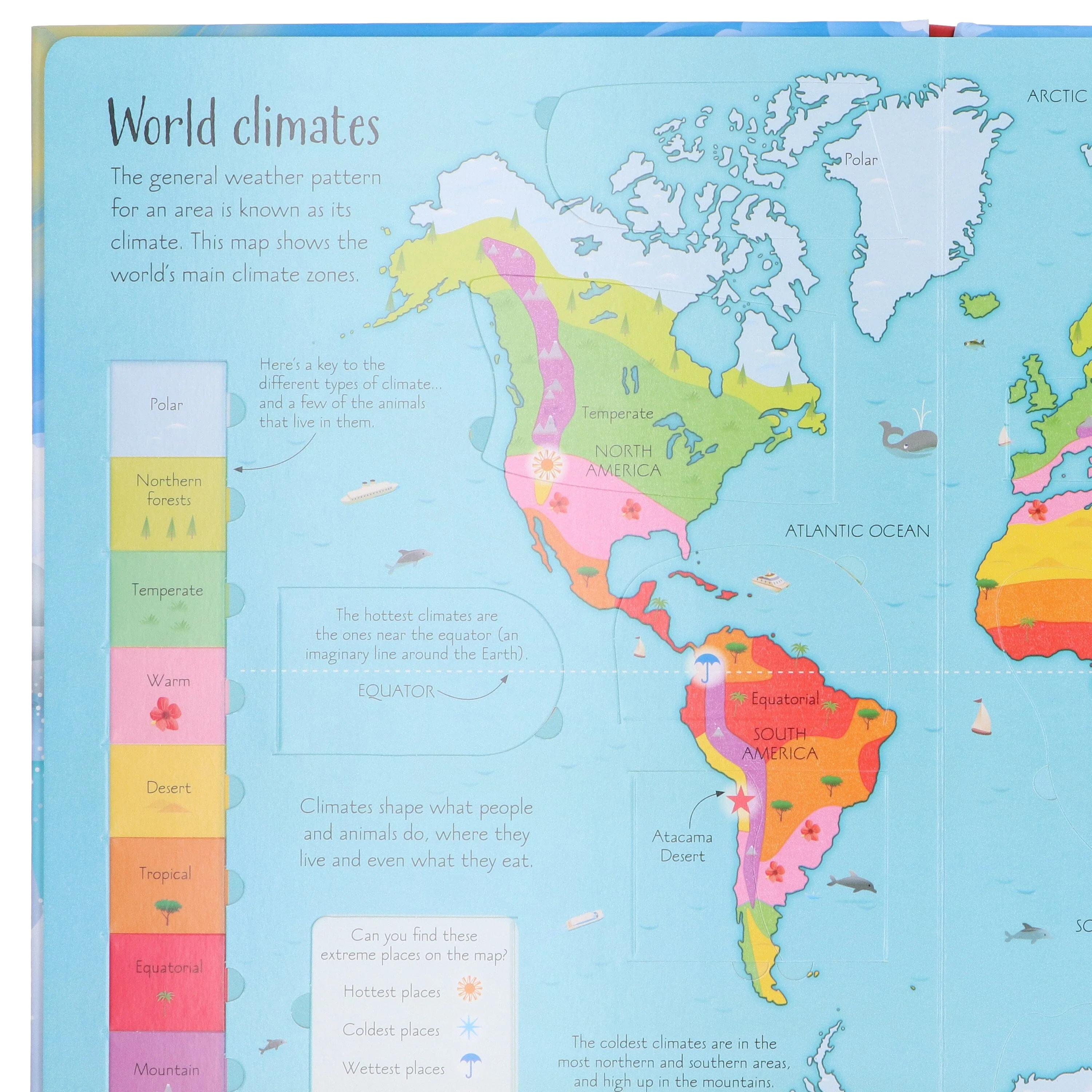 An Usborne Flap Book Series See Inside Weather & Climate by Katie Daynes - Ages 6+ - Board Book - Image 6
