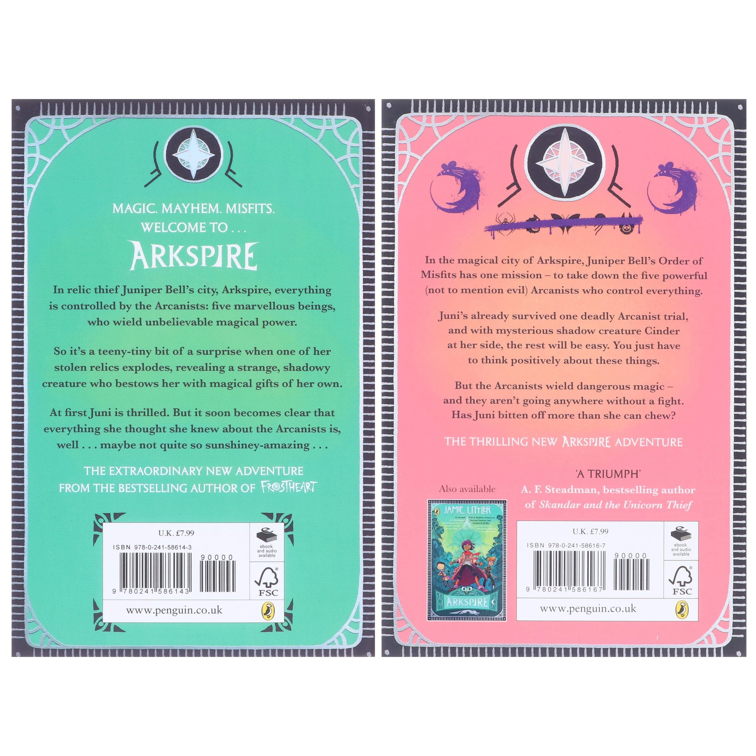 Arkspire Series by Jamie Littler: An Epic Illustrated Adventure 2 Books Collection Set - Ages 8-13 - Paperback - Image 3
