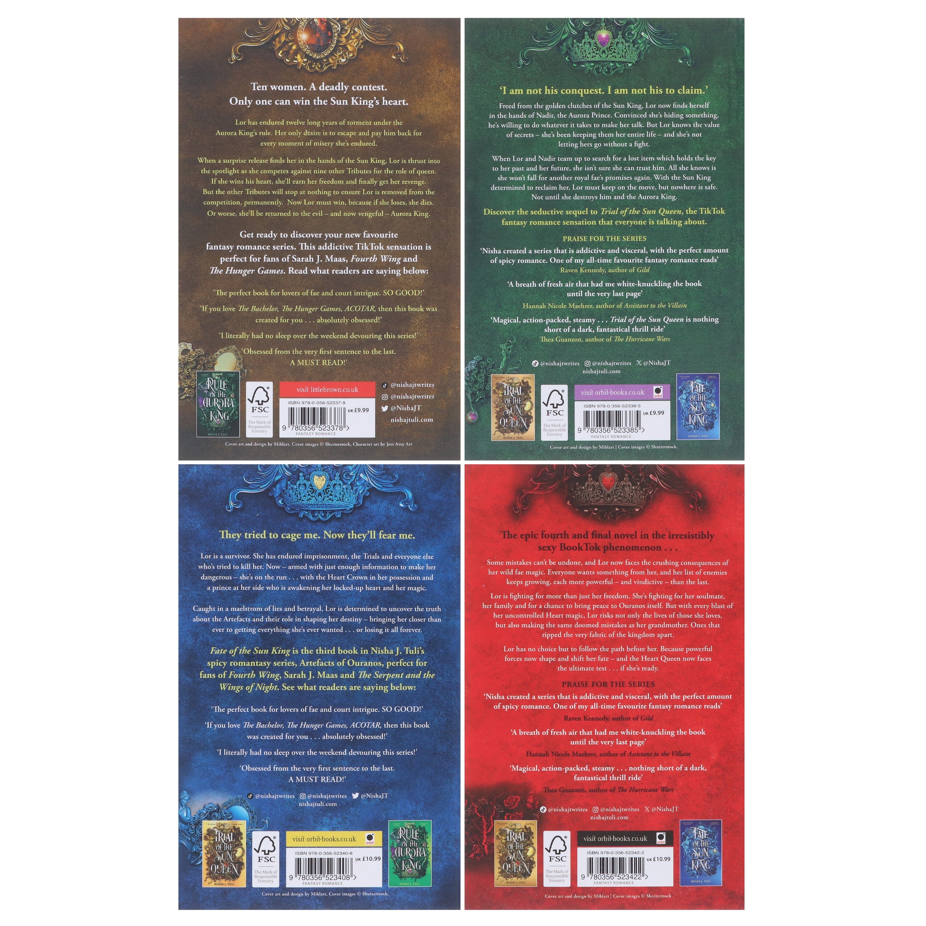 Artefacts of Ouranos Series by Nisha J. Tuli 4 Books Collection Set - Fiction - Paperback - Image 3