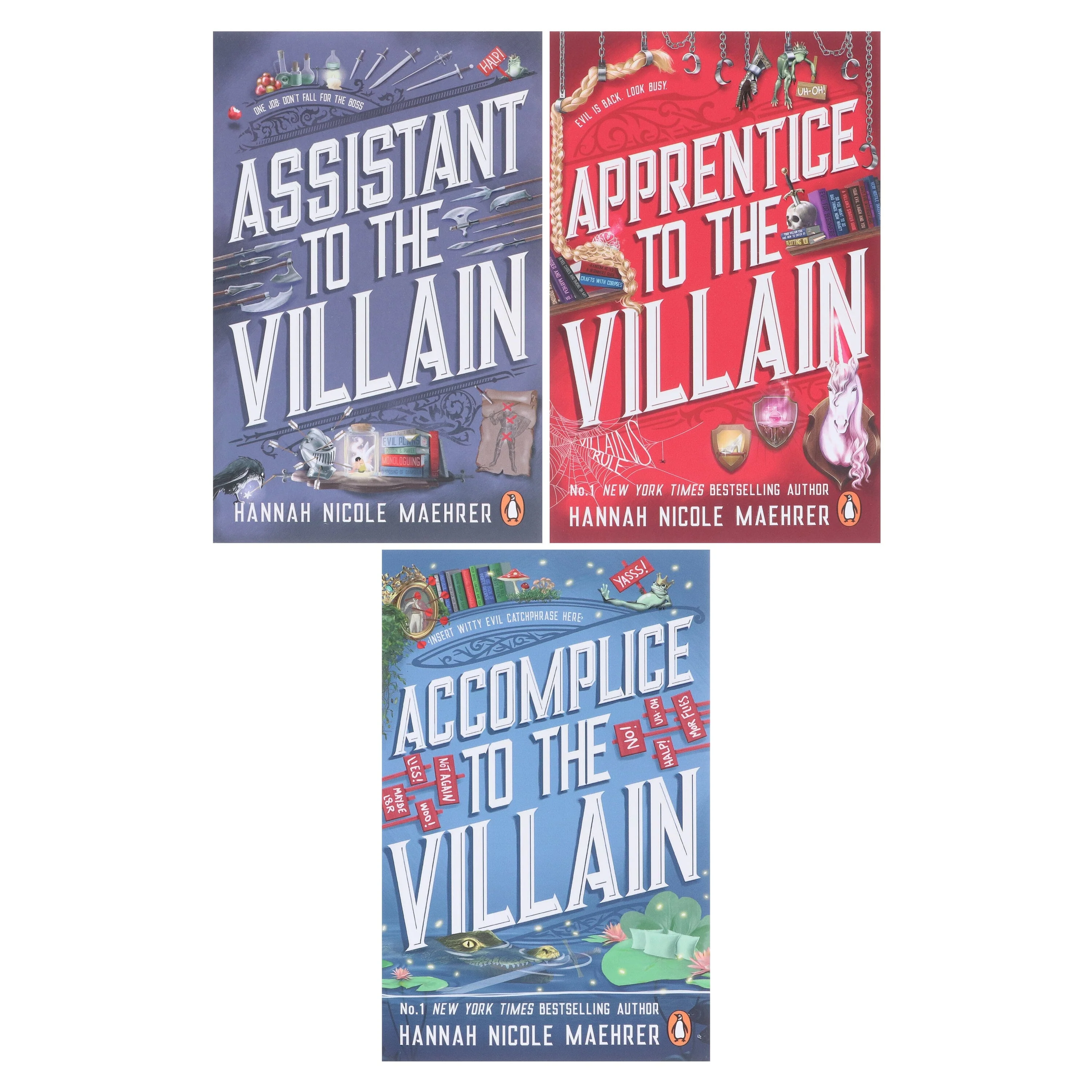 Assistant to the Villain Series By Hannah Nicole Maehrer 3 Books Collection Set - Fiction - Paperback - Image 2