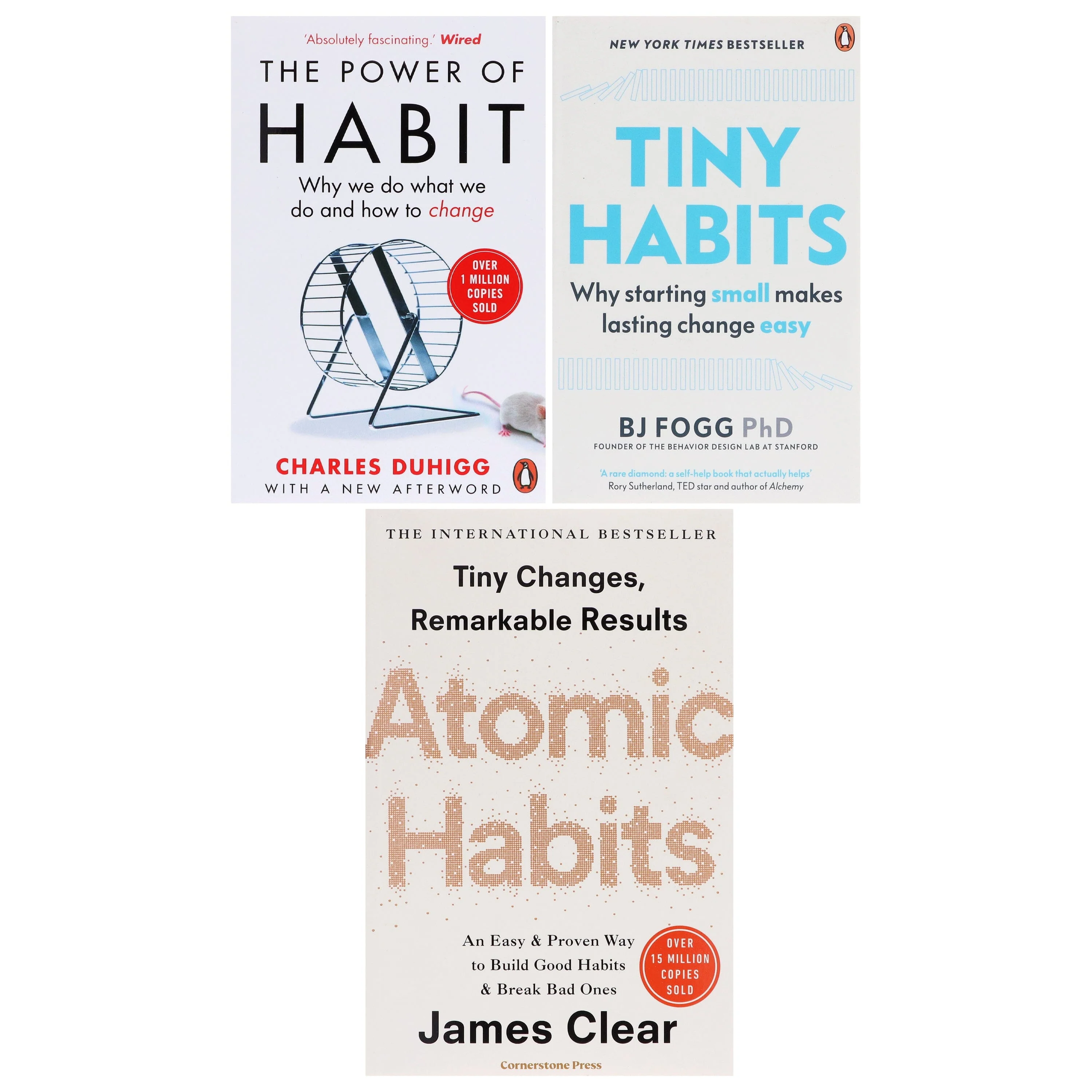 Atomic Habits, Tiny Habits & The Power of Habit: 3 Books Collection Set - Non Fiction - Paperback - Image 2