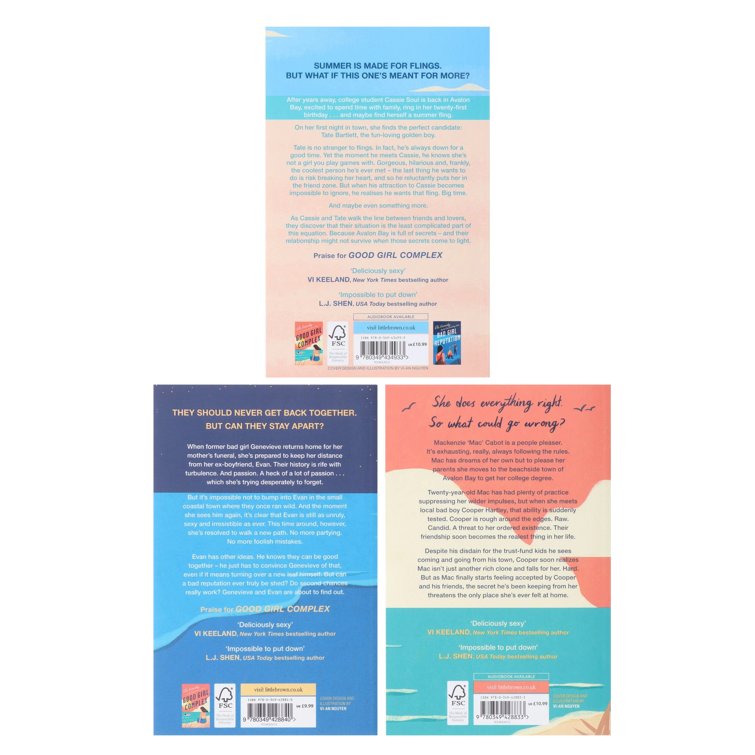 Avalon Bay Series by Elle Kennedy 3 Books Collection Set - Fiction - Paperback - Image 3