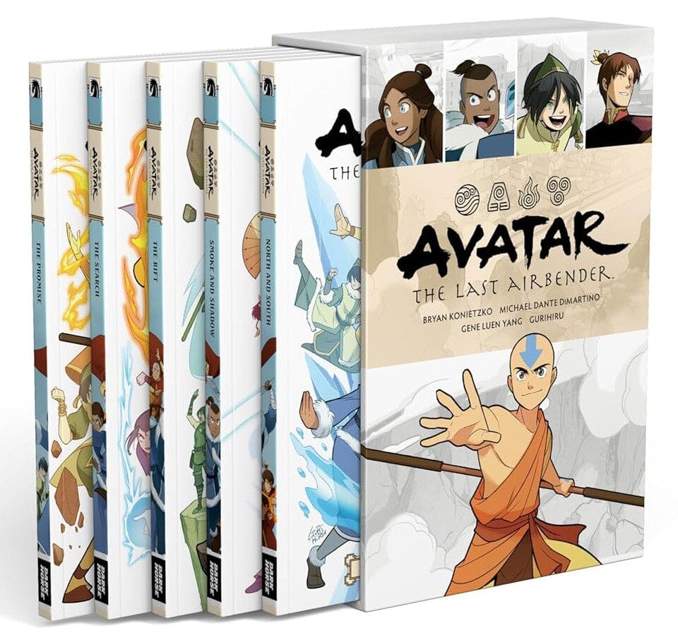 Avatar: The Last Airbender Omnibus Box Set by Gene Luen Yang & Others: 5 Books Collection - Ages 8+ - Paperback - Image 4