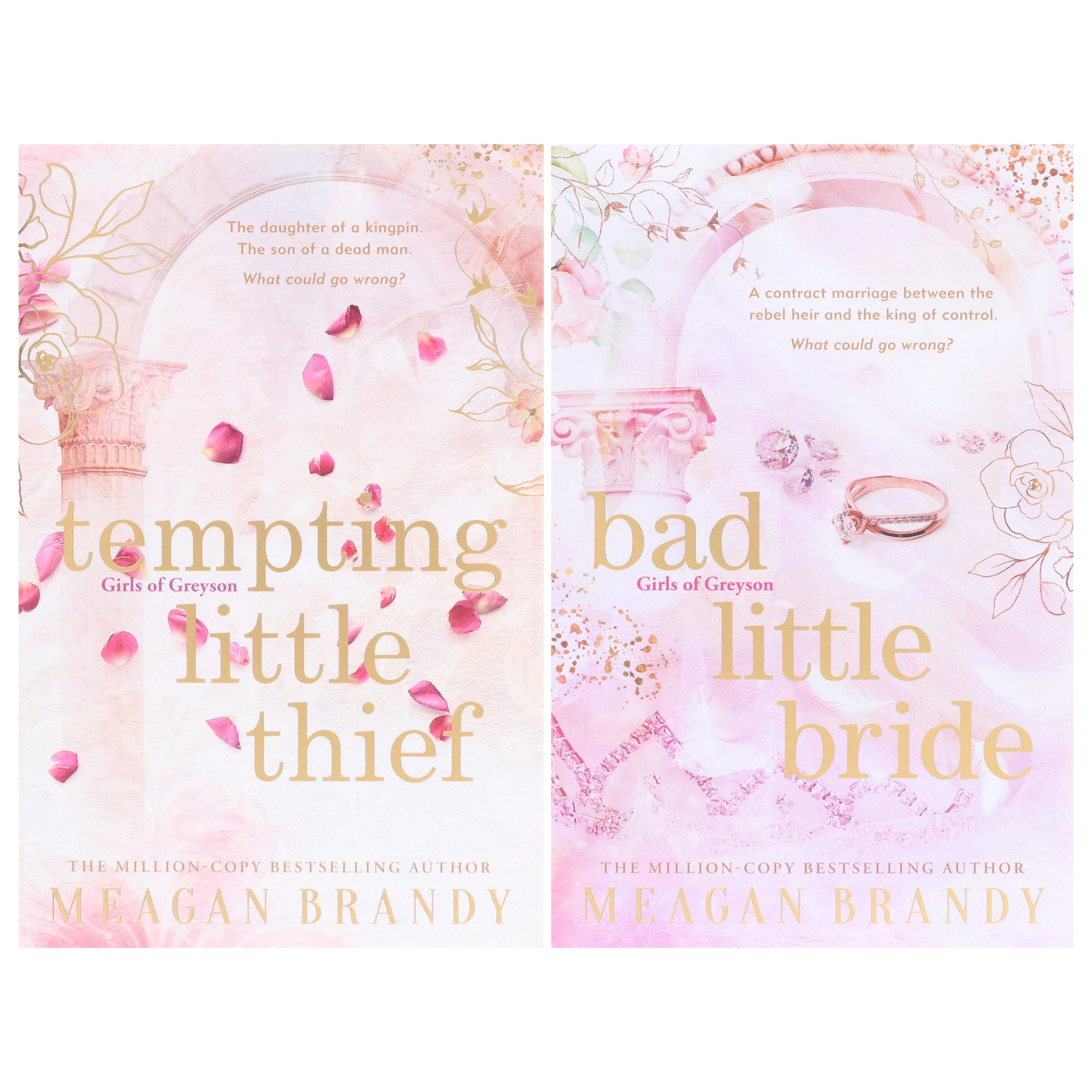Girls of Greyson Series (Tempting Little Thief & Bad Little Bride) by Meagan Brandy 2 Books Collection Set - Fiction - Paperback - Image 2