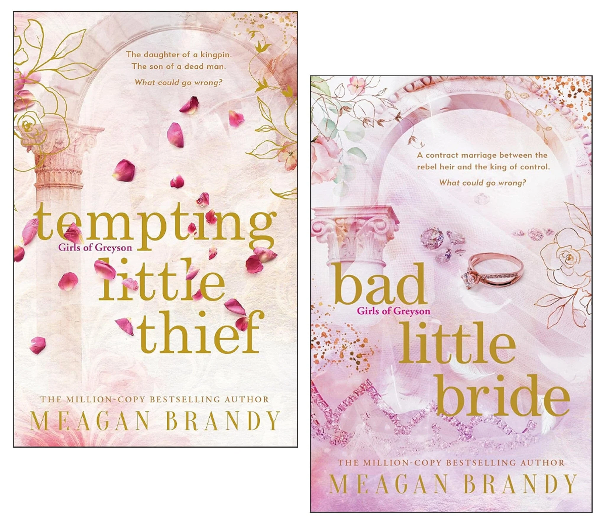 Girls of Greyson Series (Tempting Little Thief & Bad Little Bride) by Meagan Brandy 2 Books Collection Set - Fiction - Paperback - Image 4