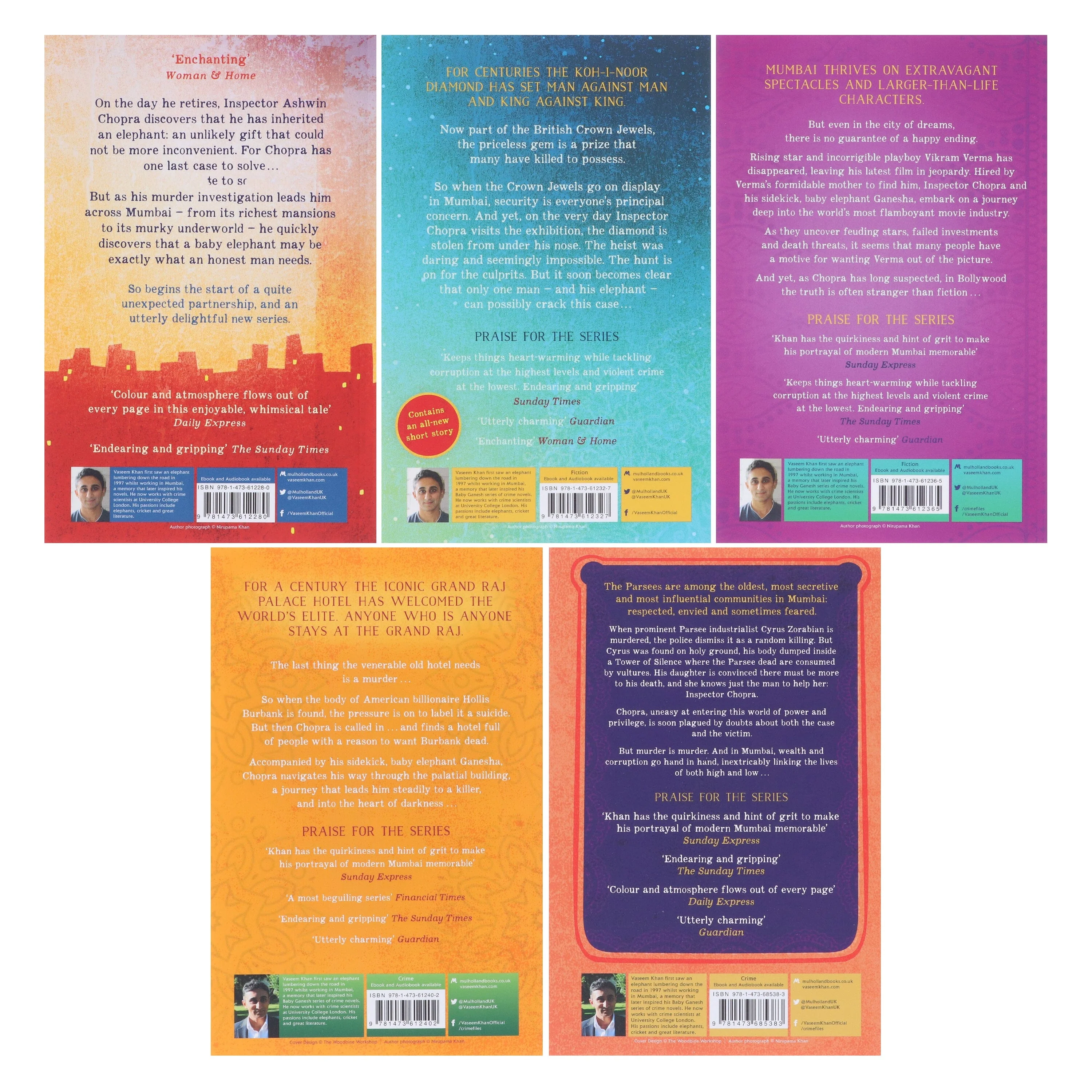 Baby Ganesh Agency Investigation Series by Vaseem Khan 5 Books Collection Set - Fiction - Paperback - Image 3