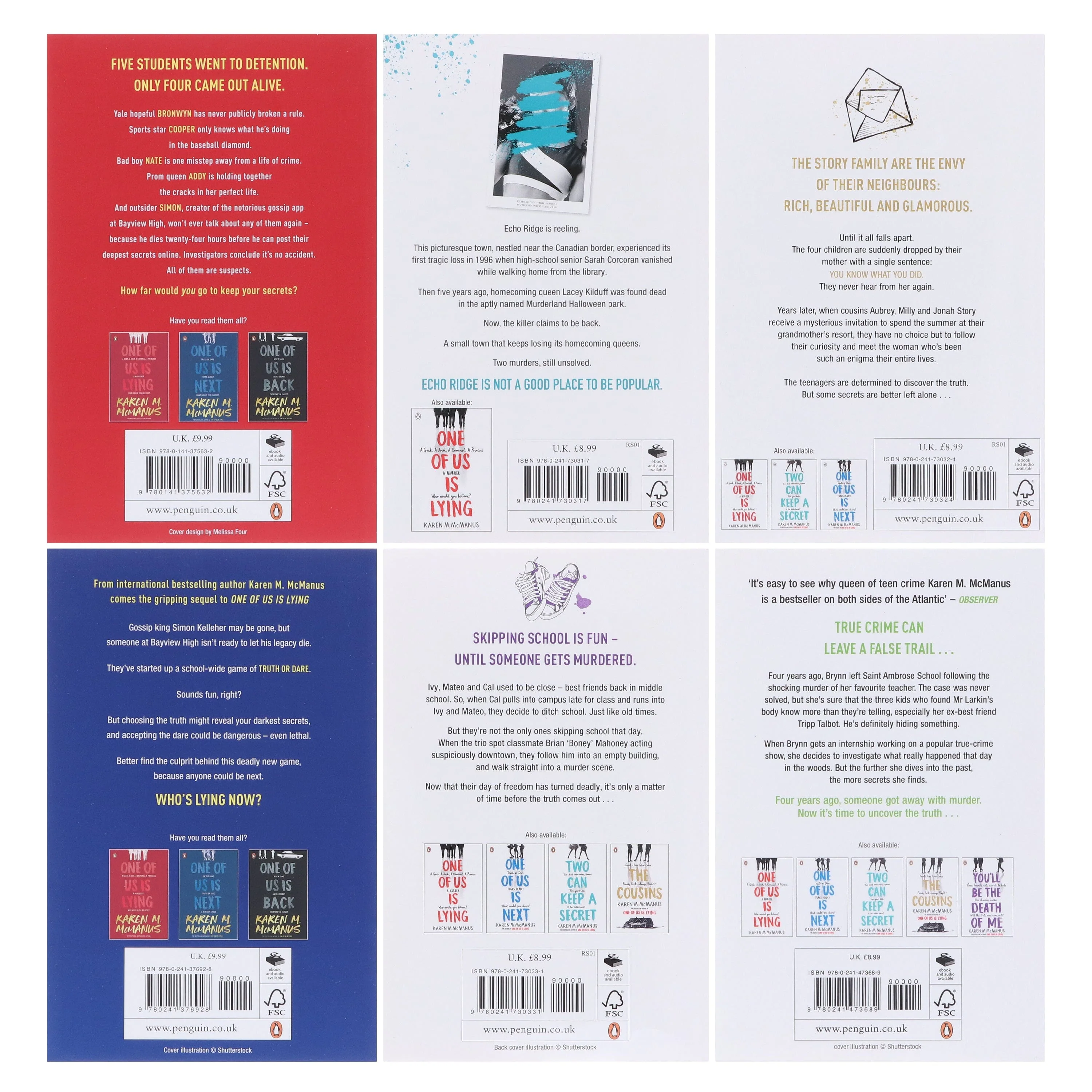Bayview High Series by Karen M. McManus 6 Books Collection Set - Ages 12-17 - Paperback - Image 3