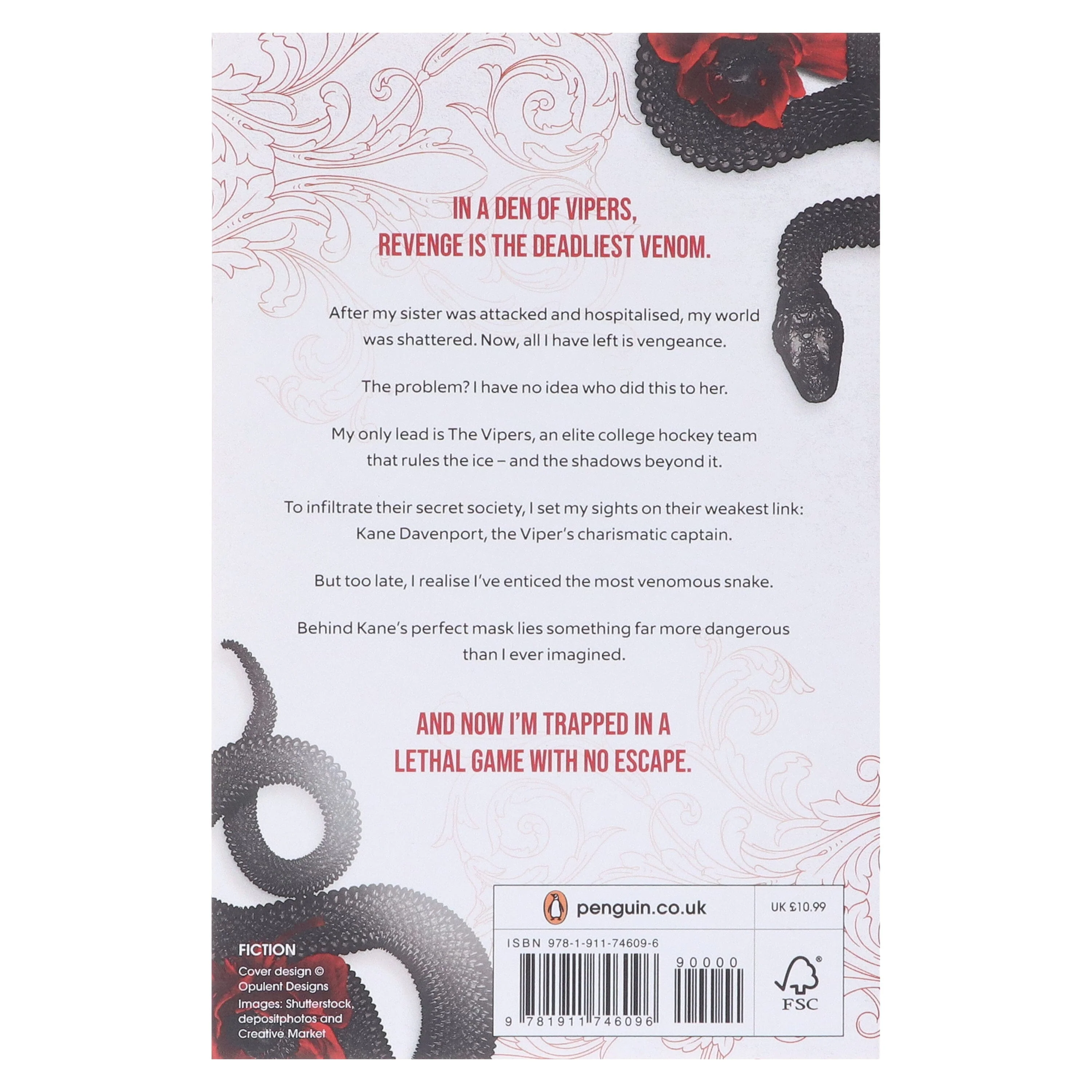 Beautiful Venom: Vipers by Rina Kent addictive dark hockey romance - Fiction - Paperback - Image 3