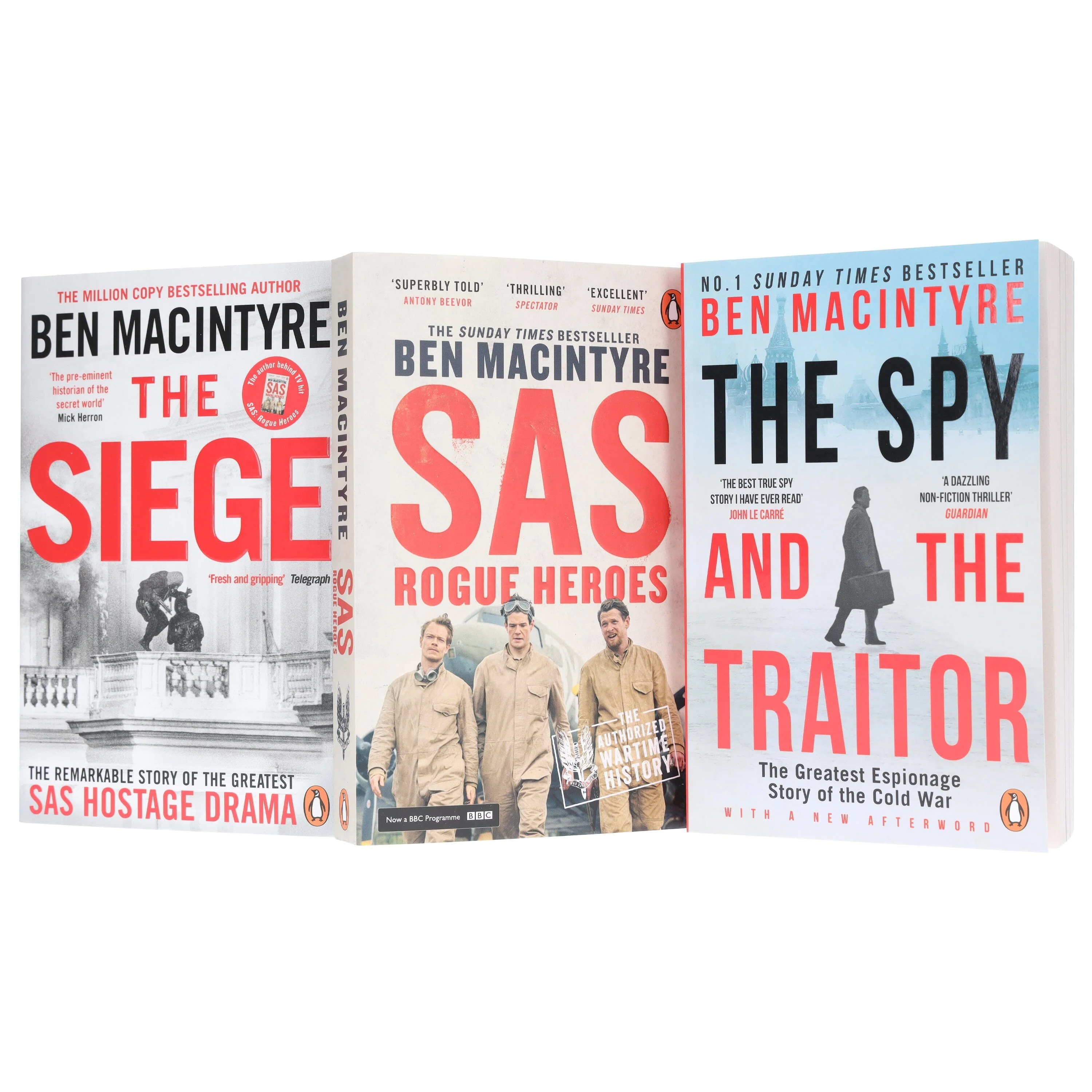 The Spy and the Traitor, SAS: Rogue Heroes & The Siege: By Ben Macintyre 3 Books Collection Set - Non Fiction - Paperback - Image 4